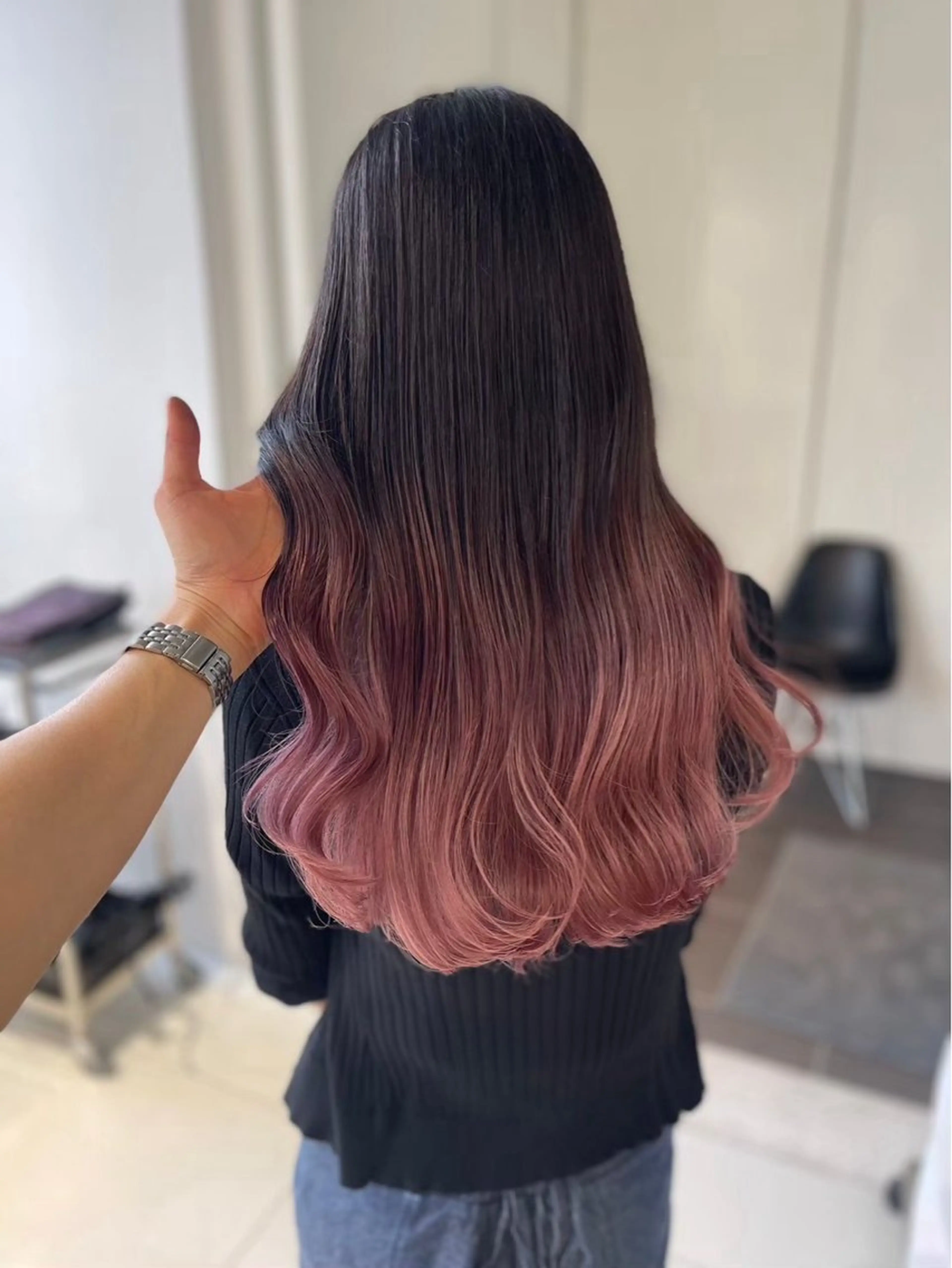 ミディアム ヘアカラー トリートメント ALIVE 小池柚葉のヘアスタイル