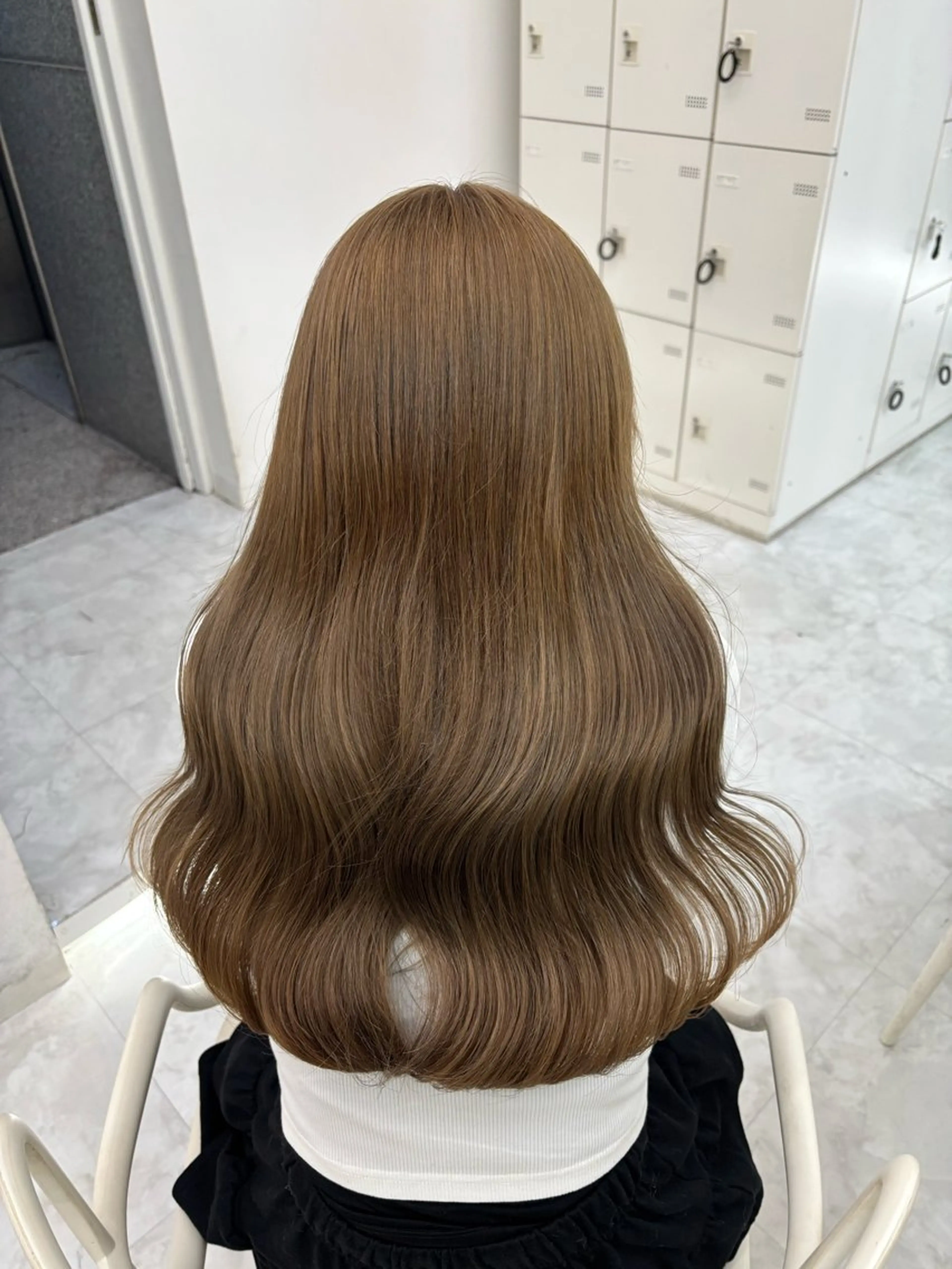 カラー ヘアカラー Wカラー/暖色/べ ージュりく©︎🐝のヘアスタイル