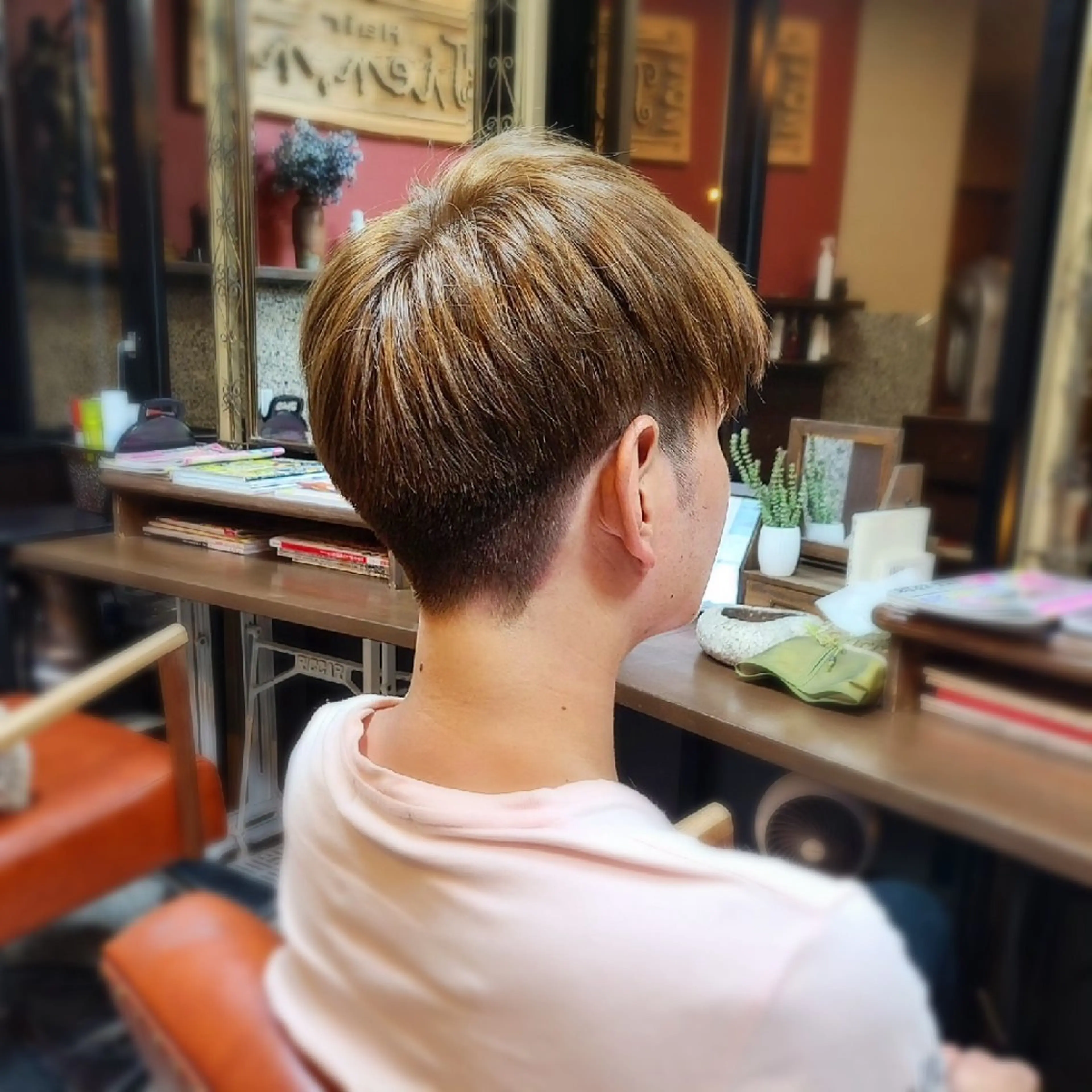 メンズ カラー カット ヘアカラー 桐島 令奈のヘアスタイル