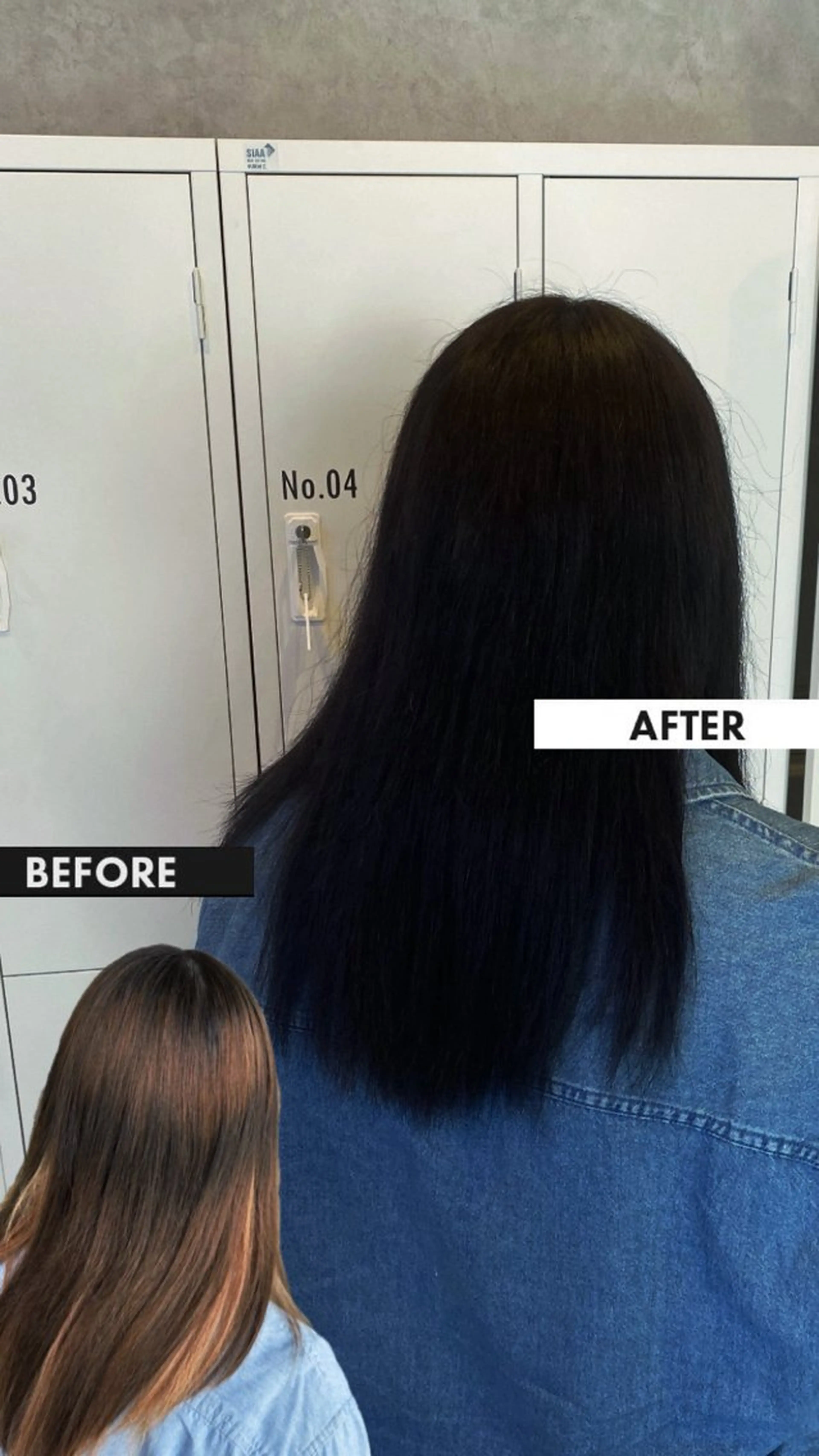 セミロング カラー 吉田 恋々音のヘアスタイル