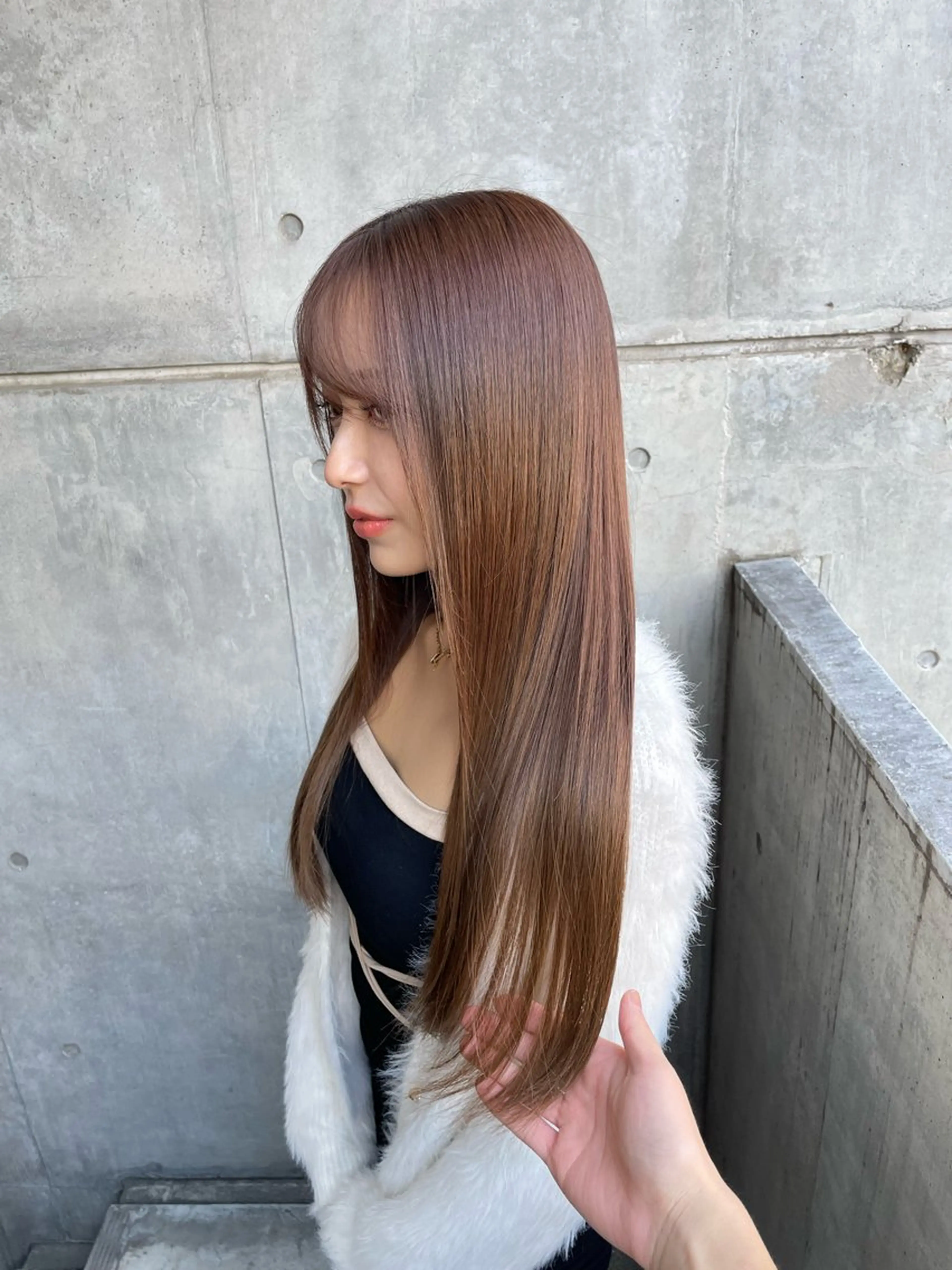 ロング 縮毛矯正支持率👑 No.1 SORAのヘアスタイル