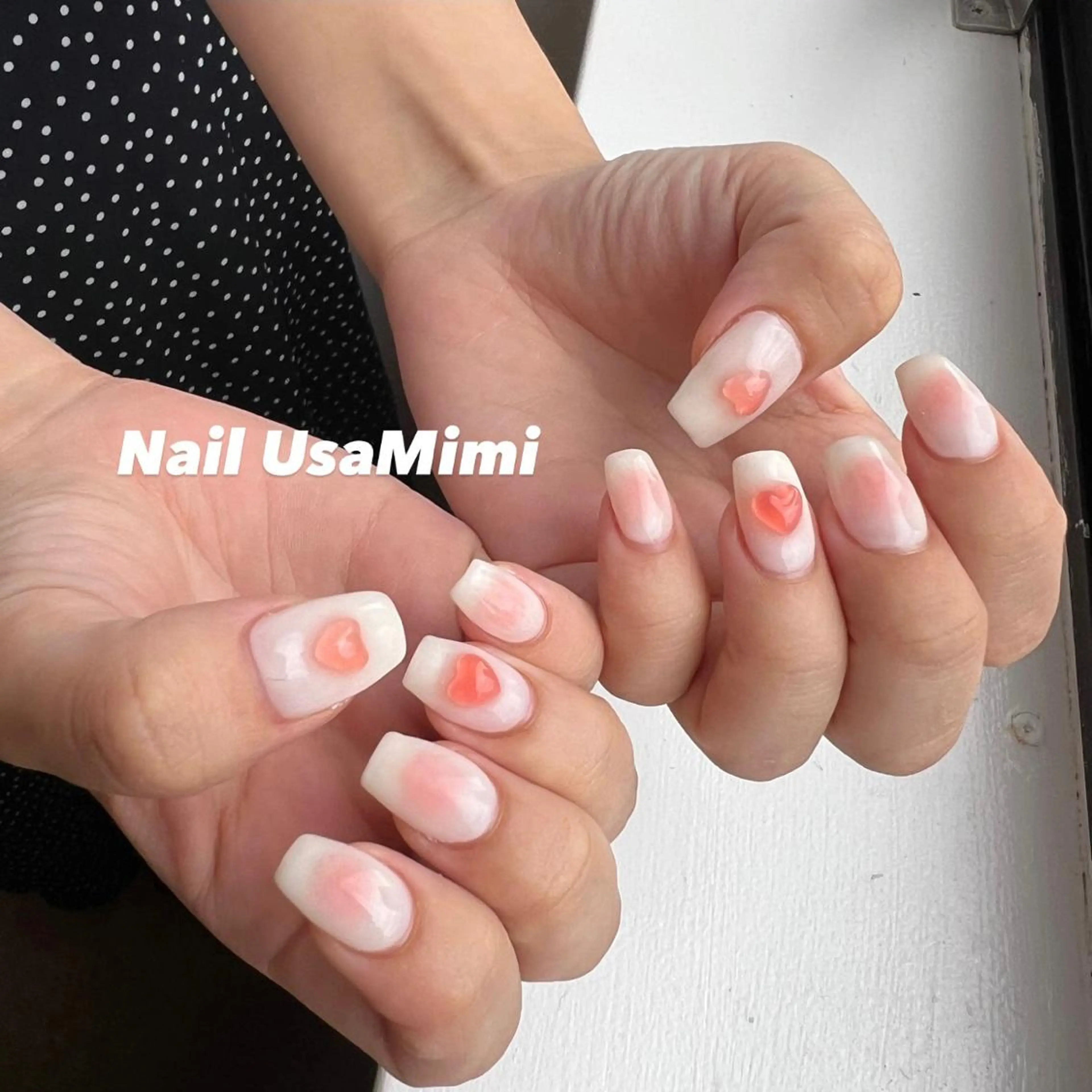 ネイル クリアネイル フットネイル ジェルネイル マグネットネイル 持ち込み 本町ネイルNail UsaMimiのネイルデザイン