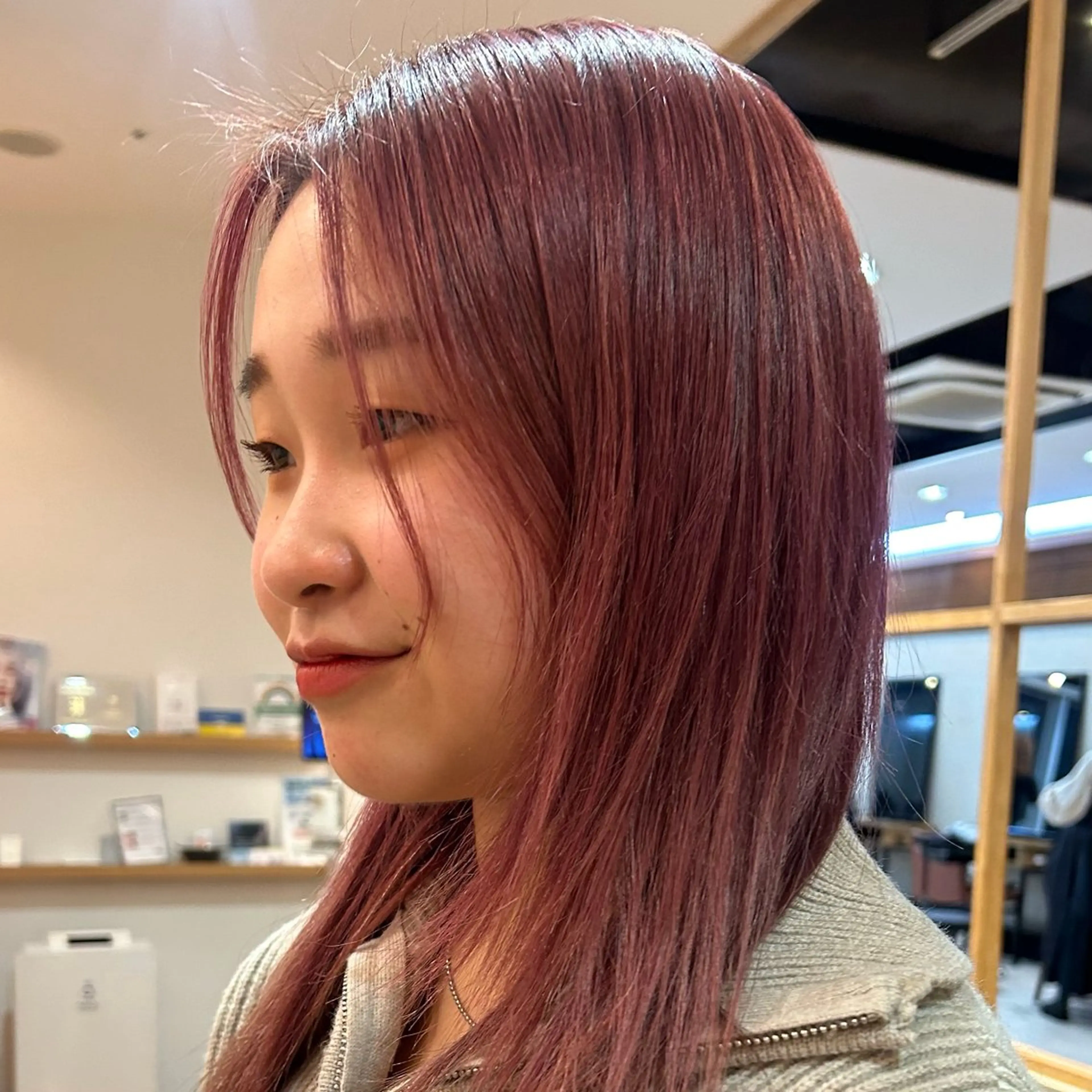 セミロング カラー 🐢ダブルカラー🐢 透明感/このかのヘアスタイル