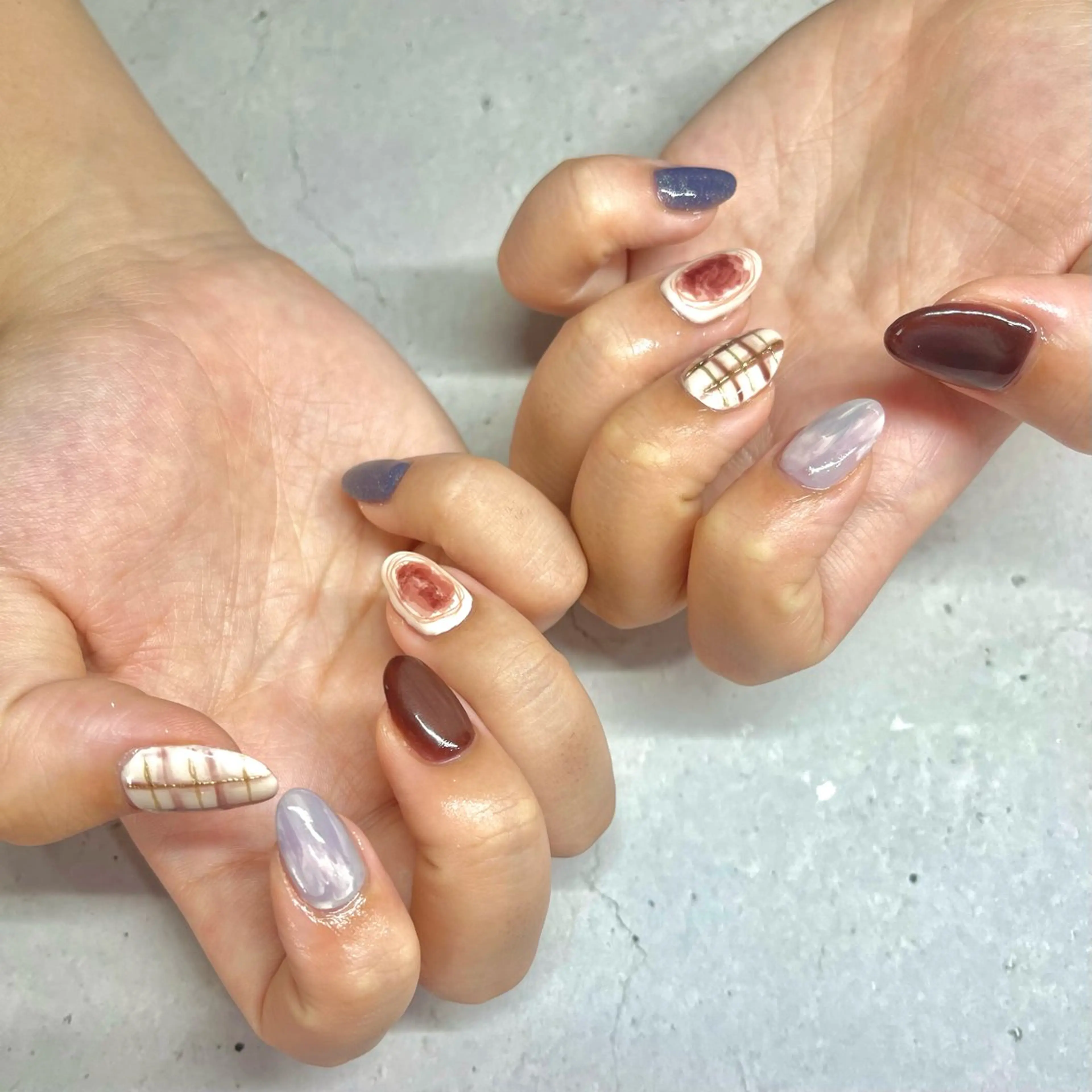 ネイル 石松 姫花のネイルデザイン