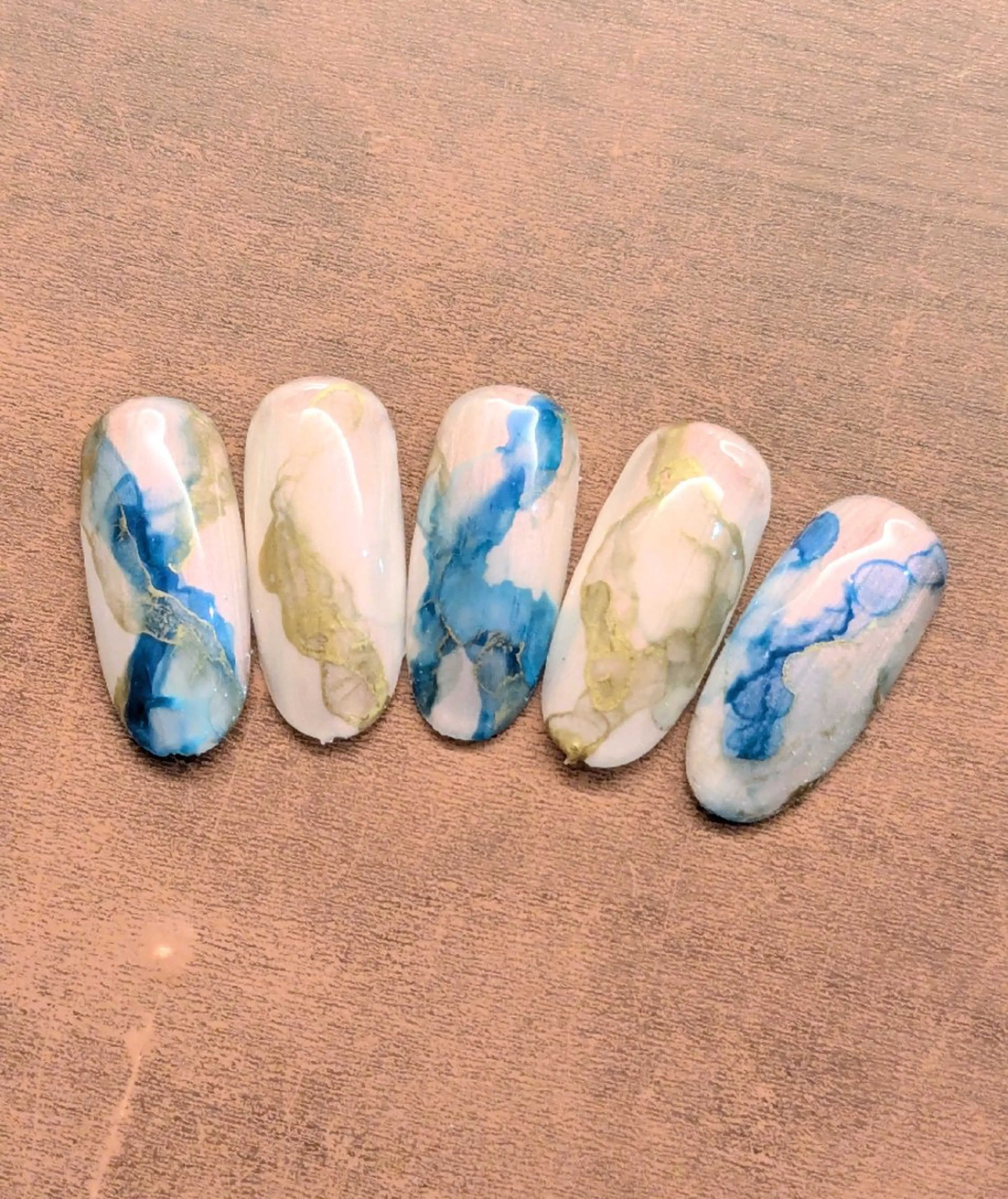 ネイル 大理石ネイル(マーブル) ゆりかご所属・ネイルサロン ゆりかごのネイルデザイン