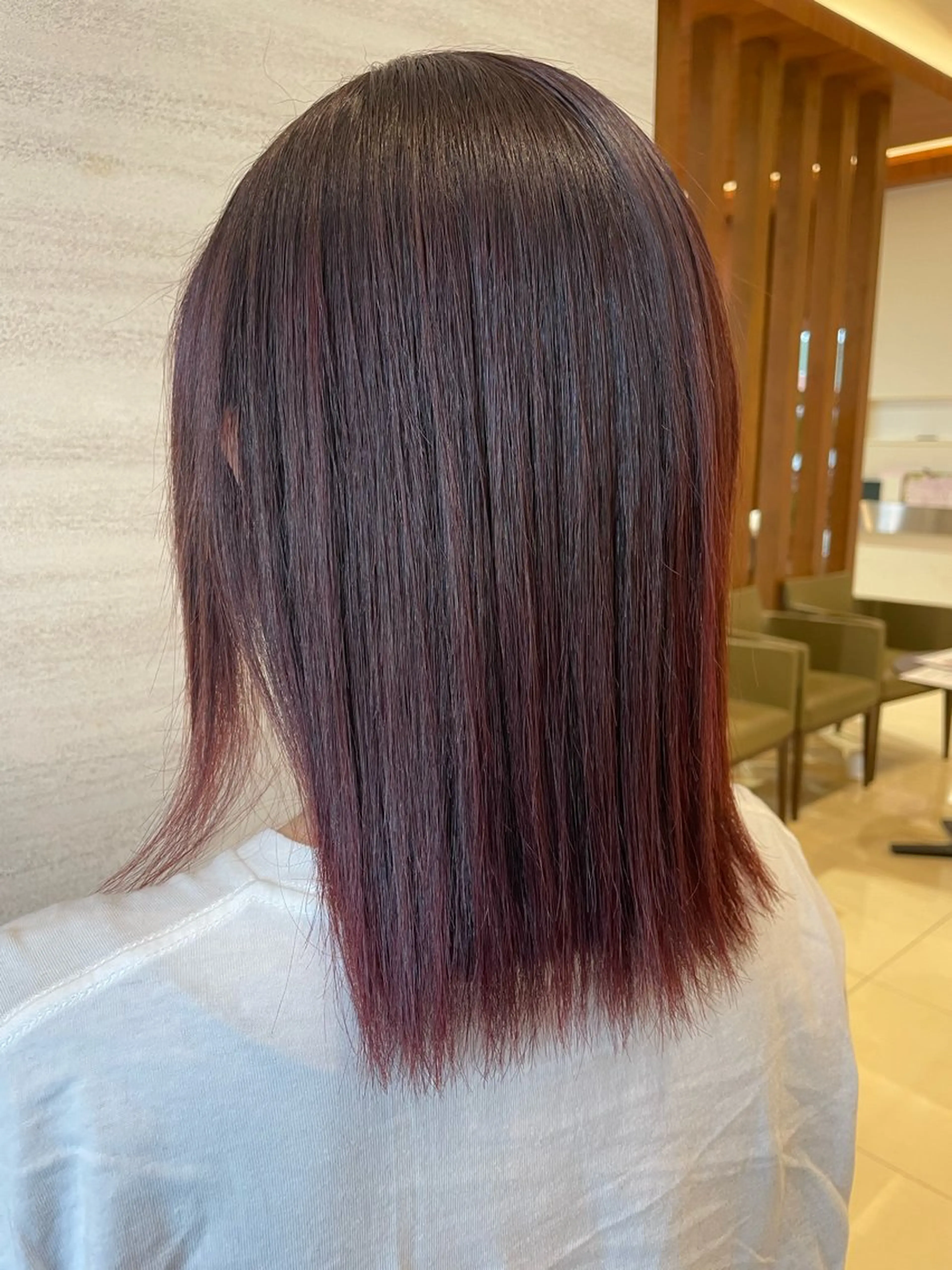 カラー パーマ 仙石 愛のヘアスタイル