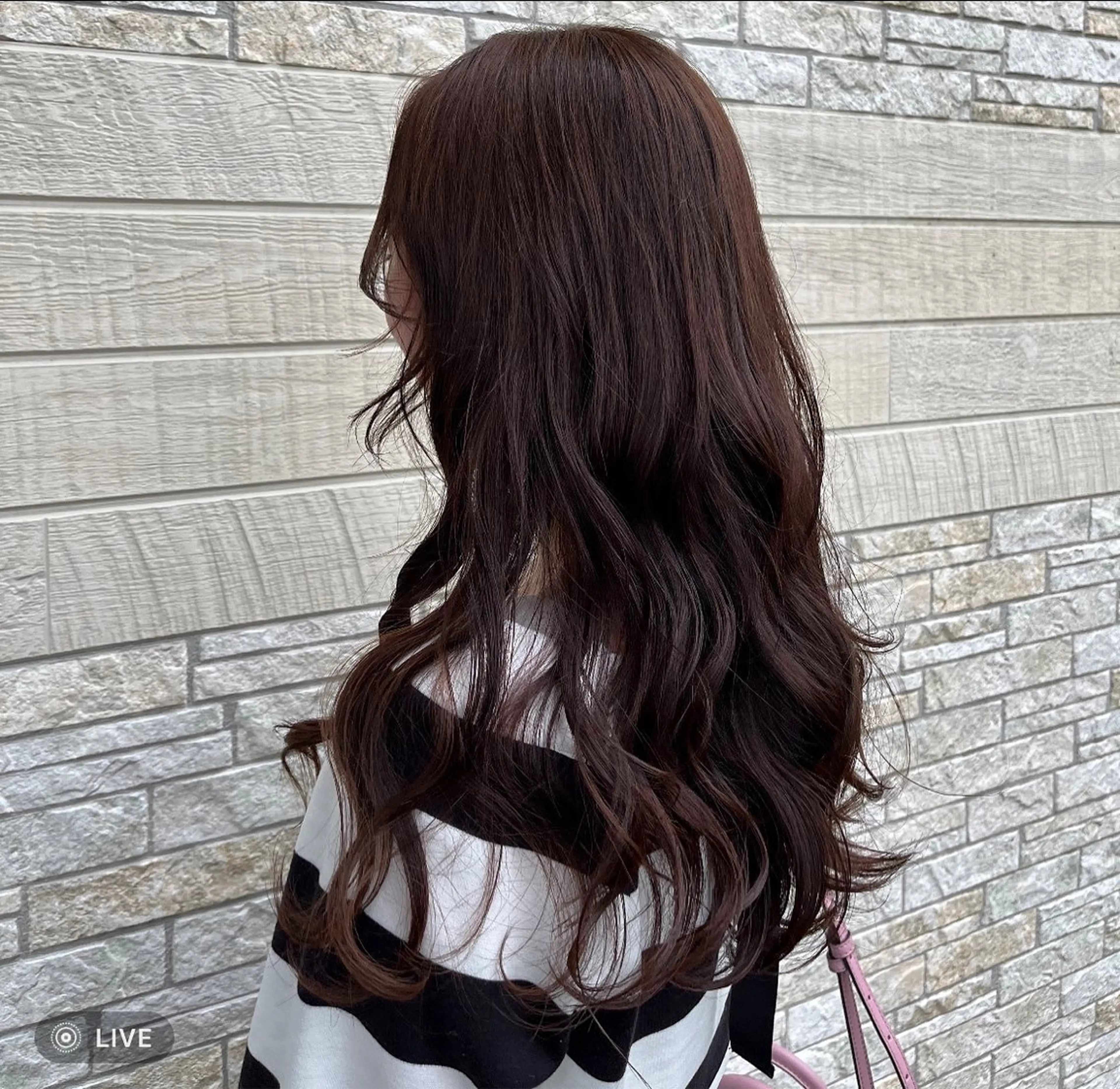 ロング チョコレートブラウン AOI soenのヘアスタイル