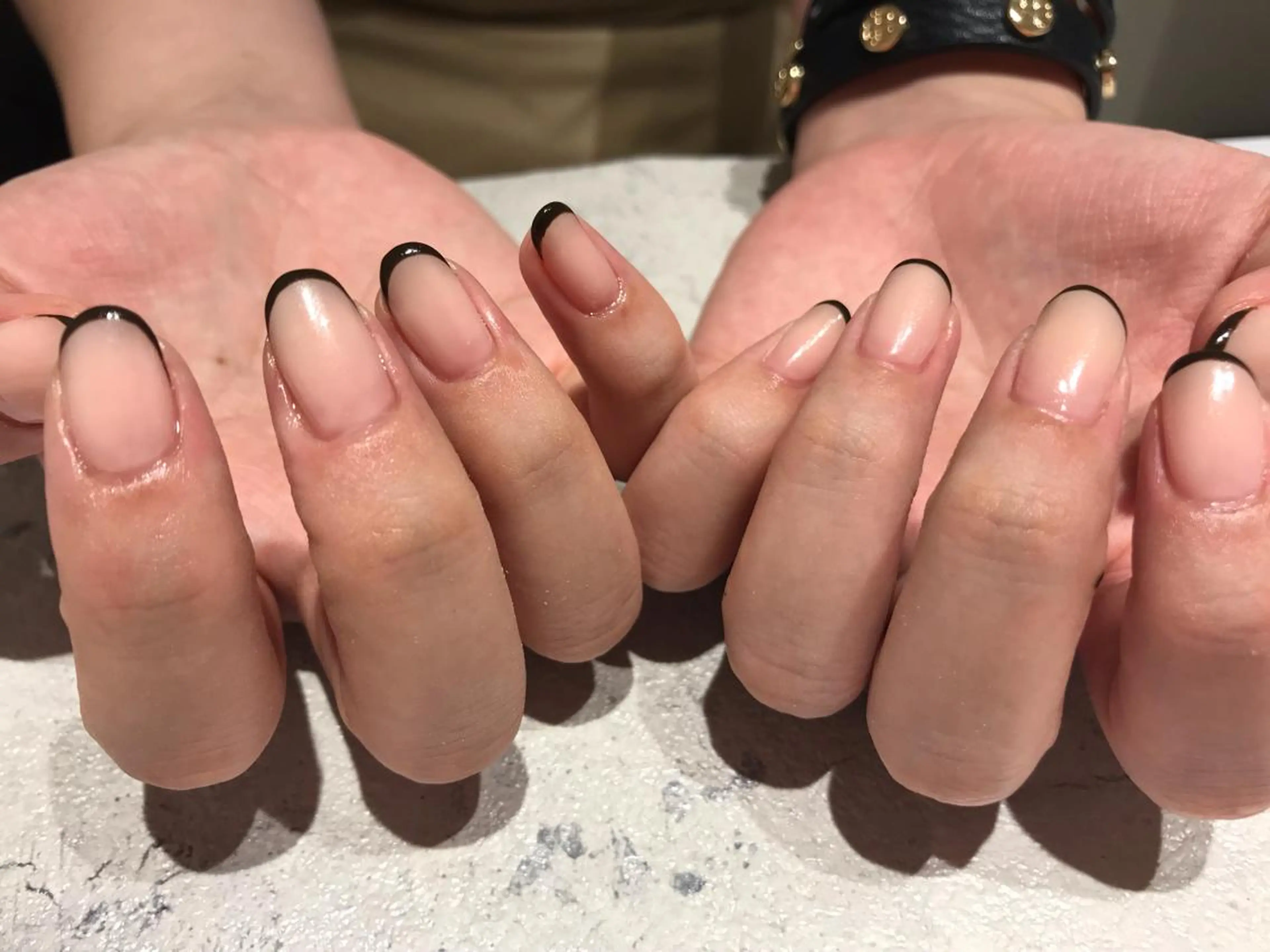 ネイル クリアネイル フレンチネイル emunail あやかのネイルデザイン