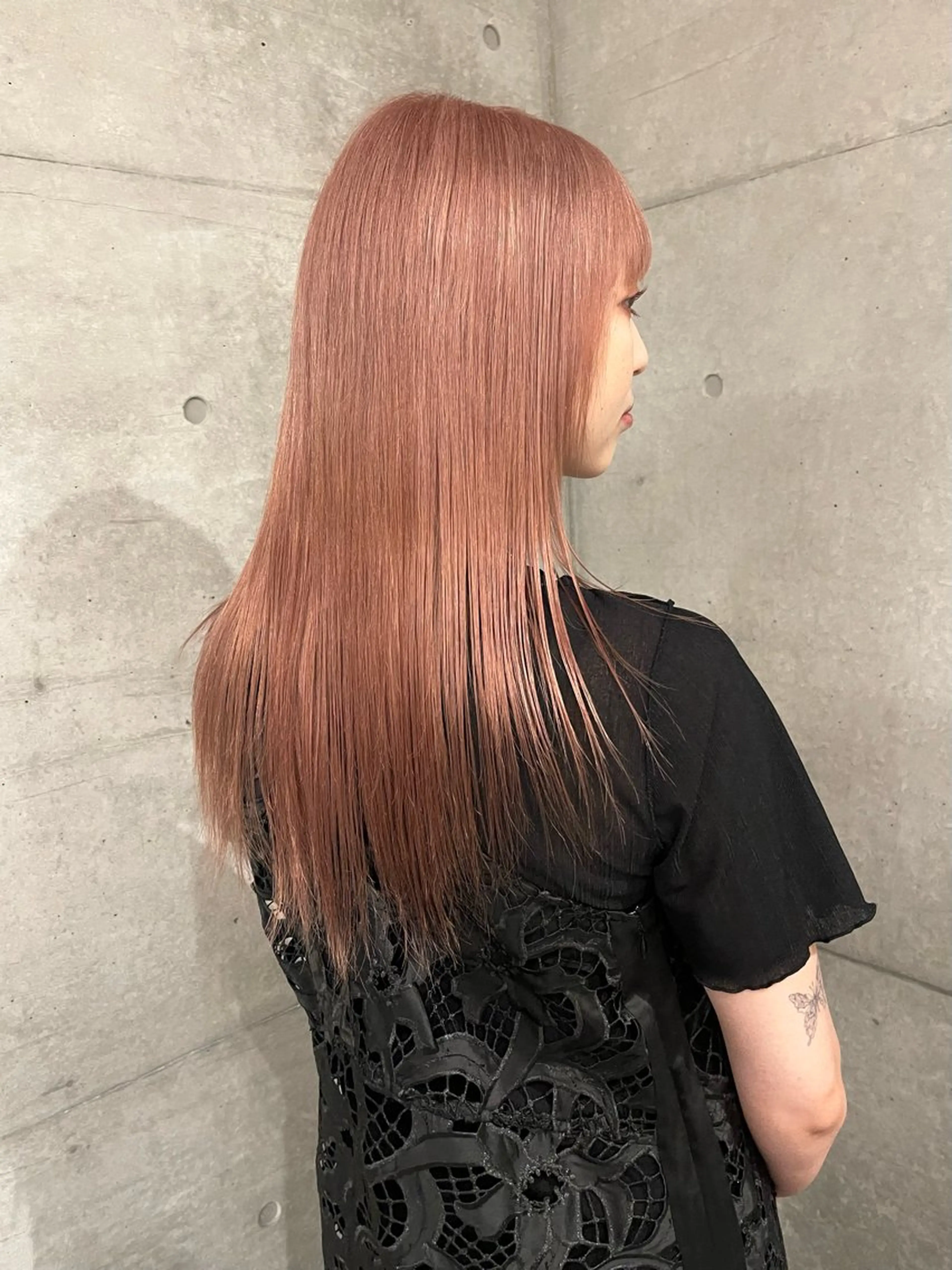 ロング カラー ヘアカラー トリートメント マンツーマン/ハイ トーン/HIROKIのヘアスタイル