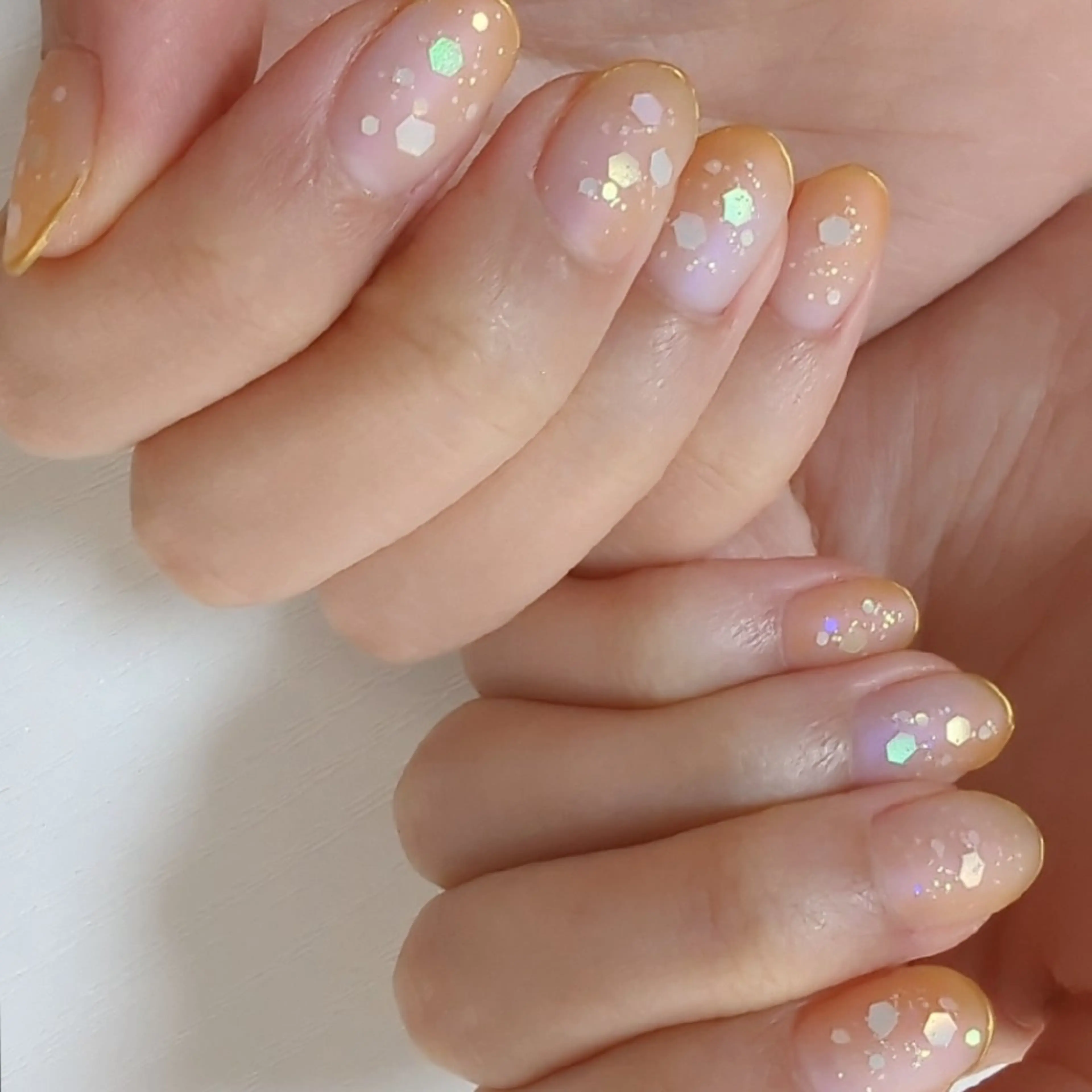 ネイル 長さ出し ハンドネイル ☆ KANON☆のネイルデザイン