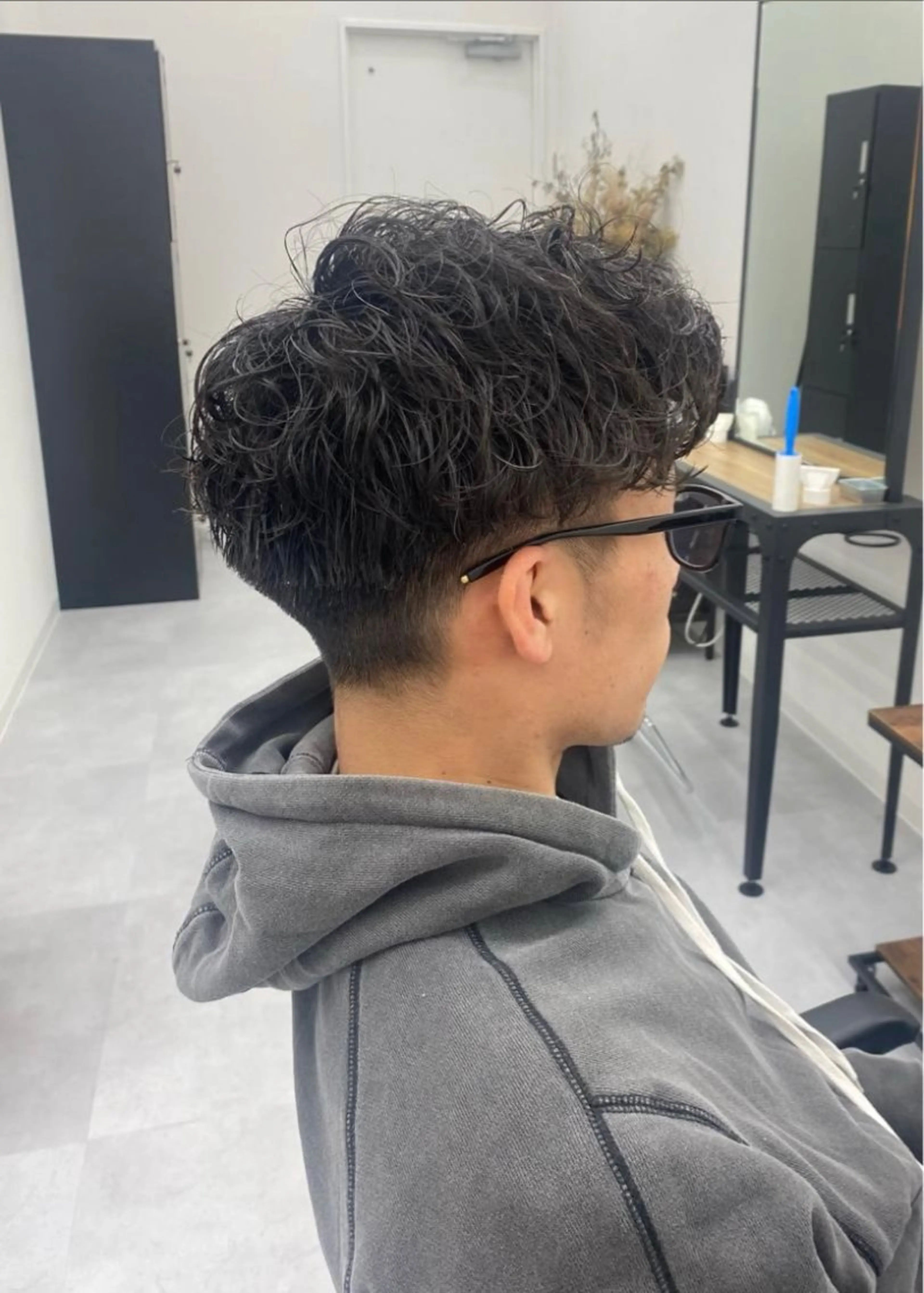 【ミニモ限定料金🌼】メンズパーマ（波巻きパーマ）の写真