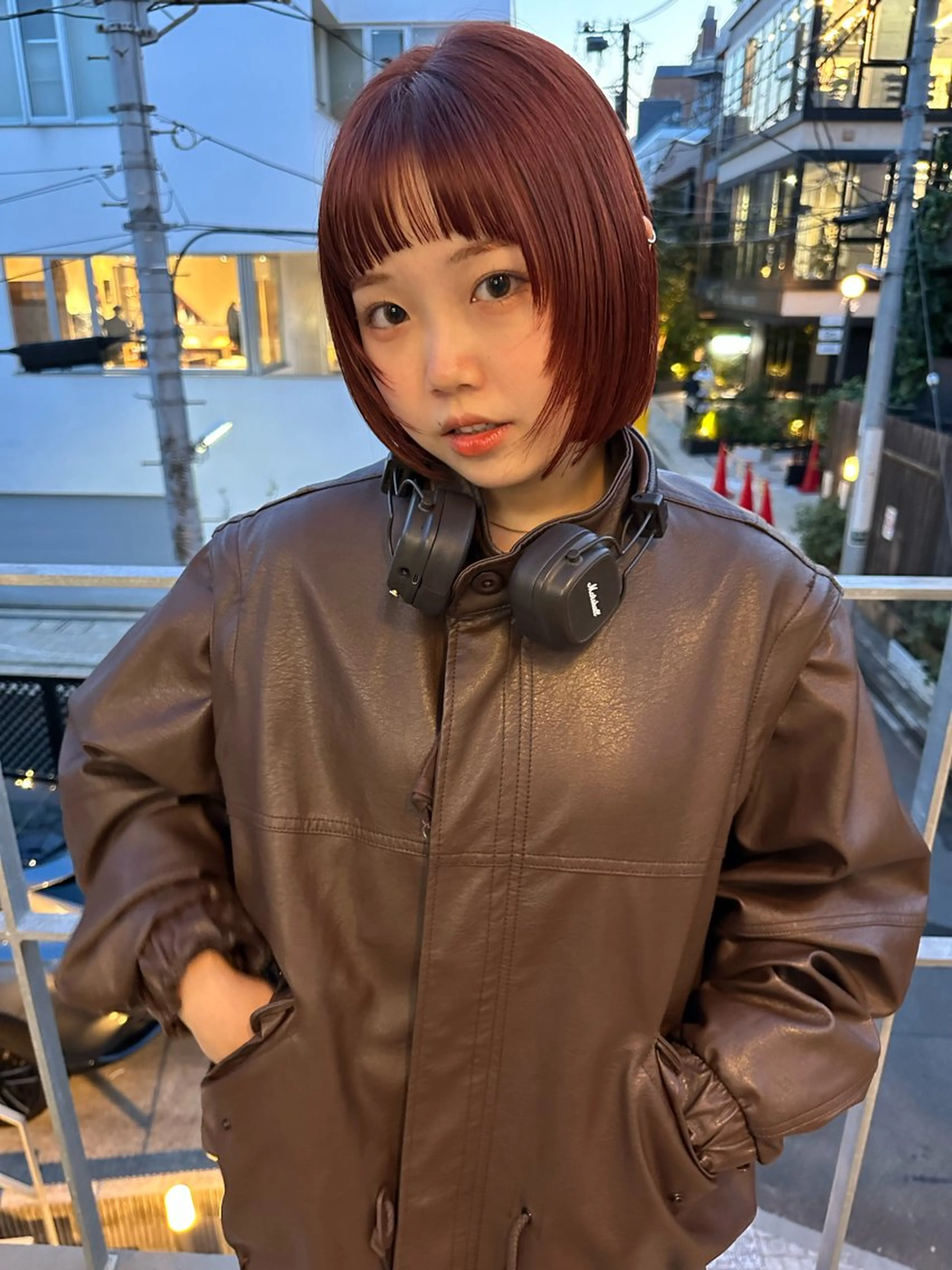 ショート ヘアカラー ボブ/似合わせカット /ニュアンスカラーのヘアスタイル