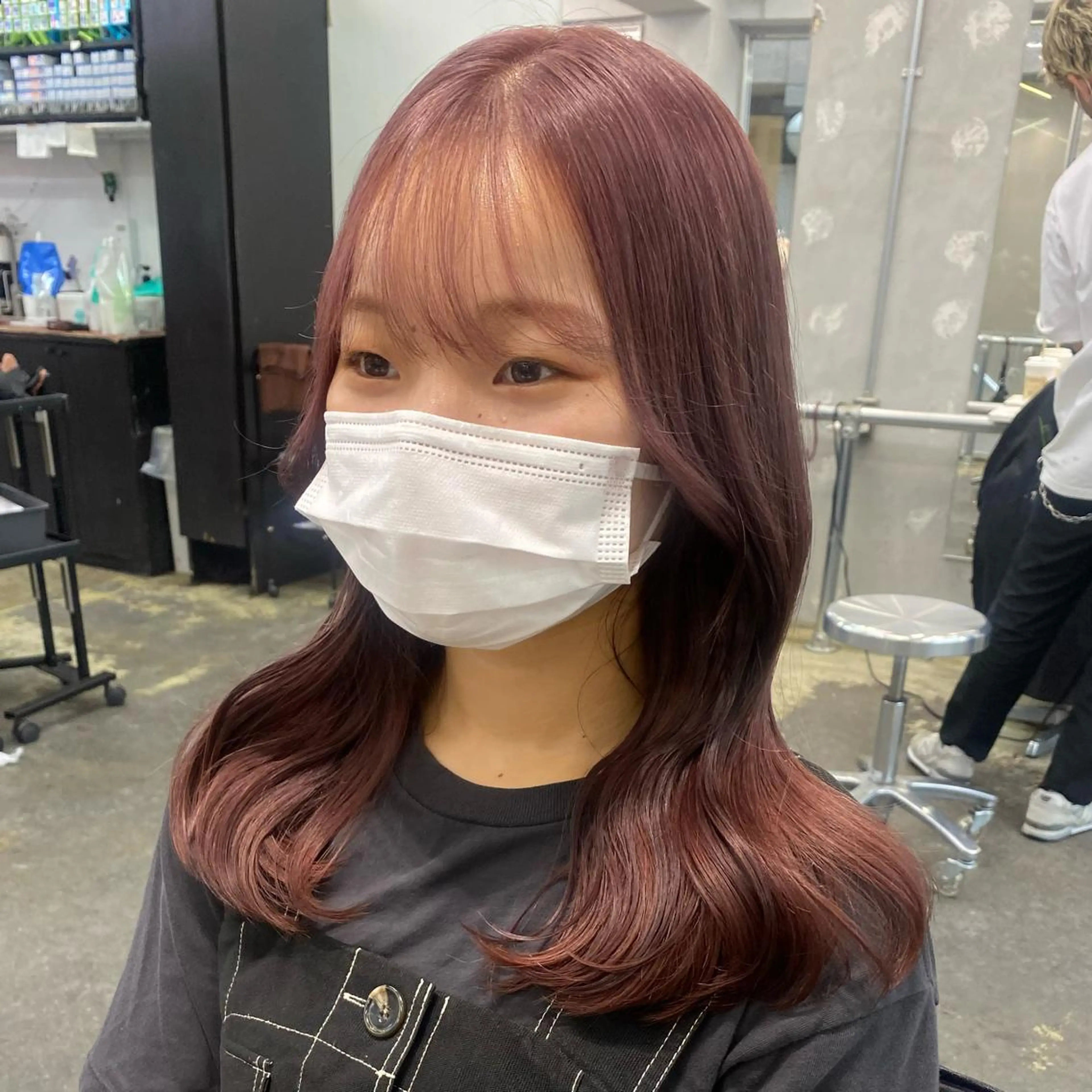 セミロング カラー 💗💗韓国レイヤー yu-ki💗💗のヘアスタイル