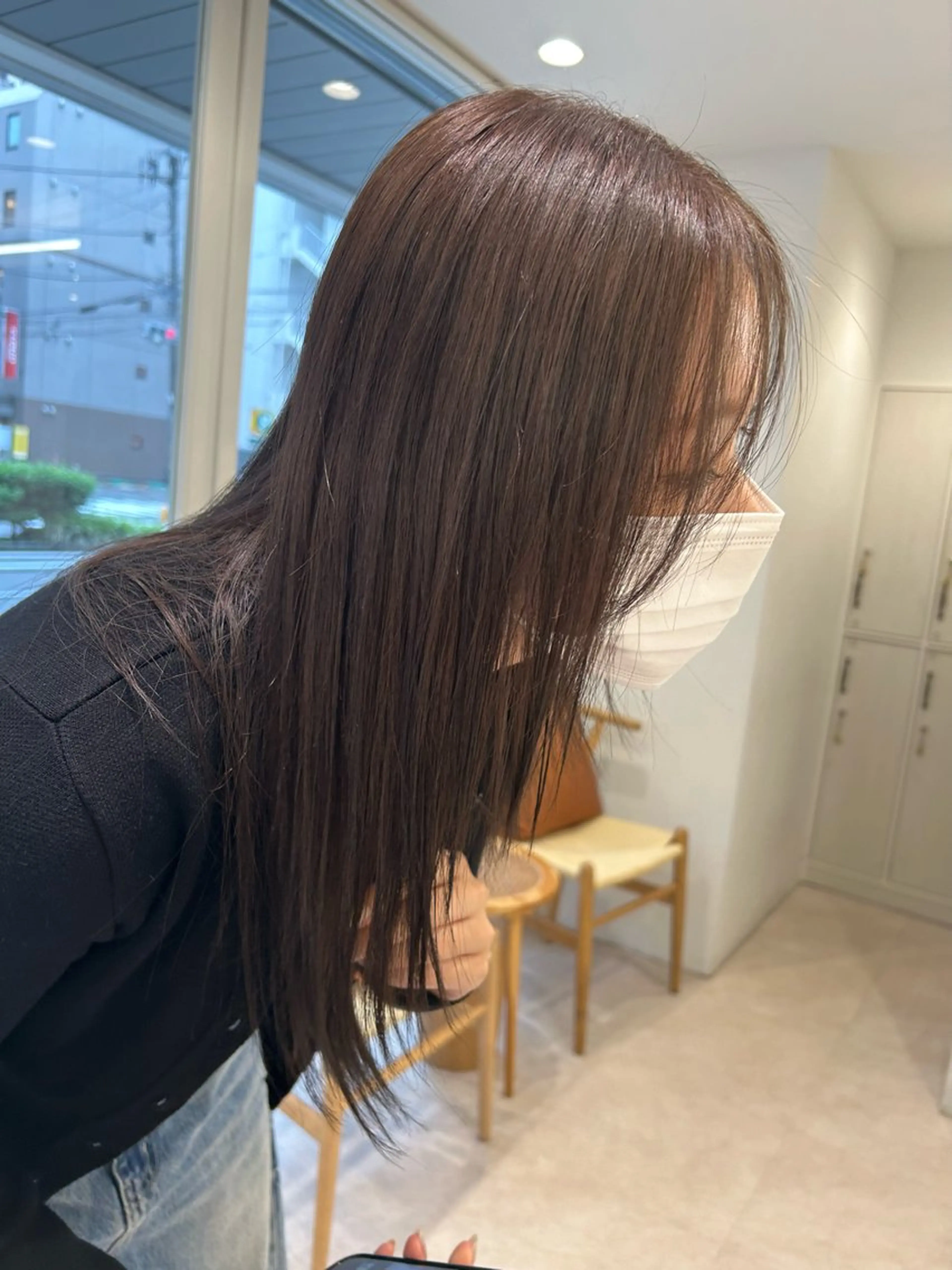 ロング カラー ブリーチ ブリーチなしカラー 透明感/ベージュ /kazui🐈のヘアスタイル