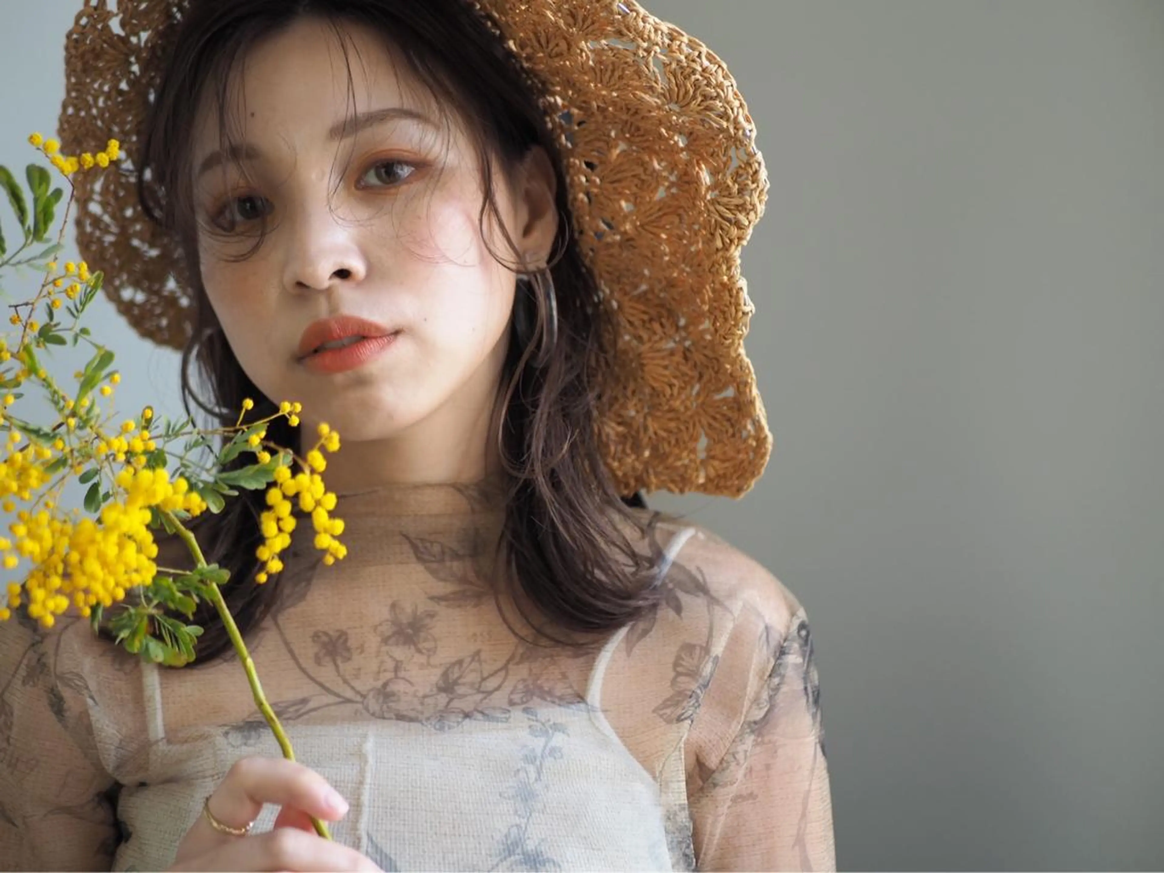 ミディアム ari/ヘアセット レイヤーカット✂︎のヘアスタイル