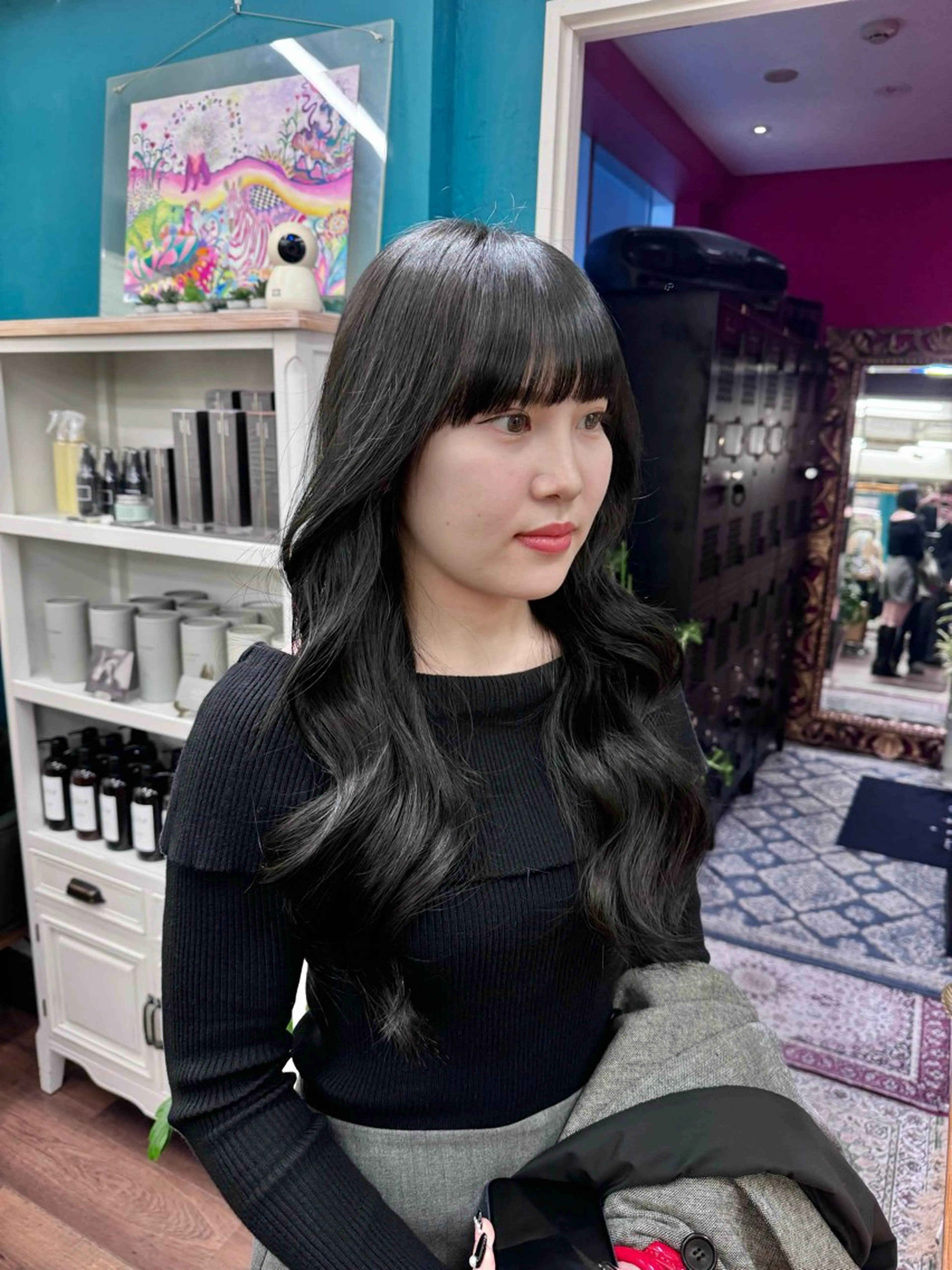 ロング カット ウルフ/レイヤー /髪質改善　ナユタのヘアスタイル