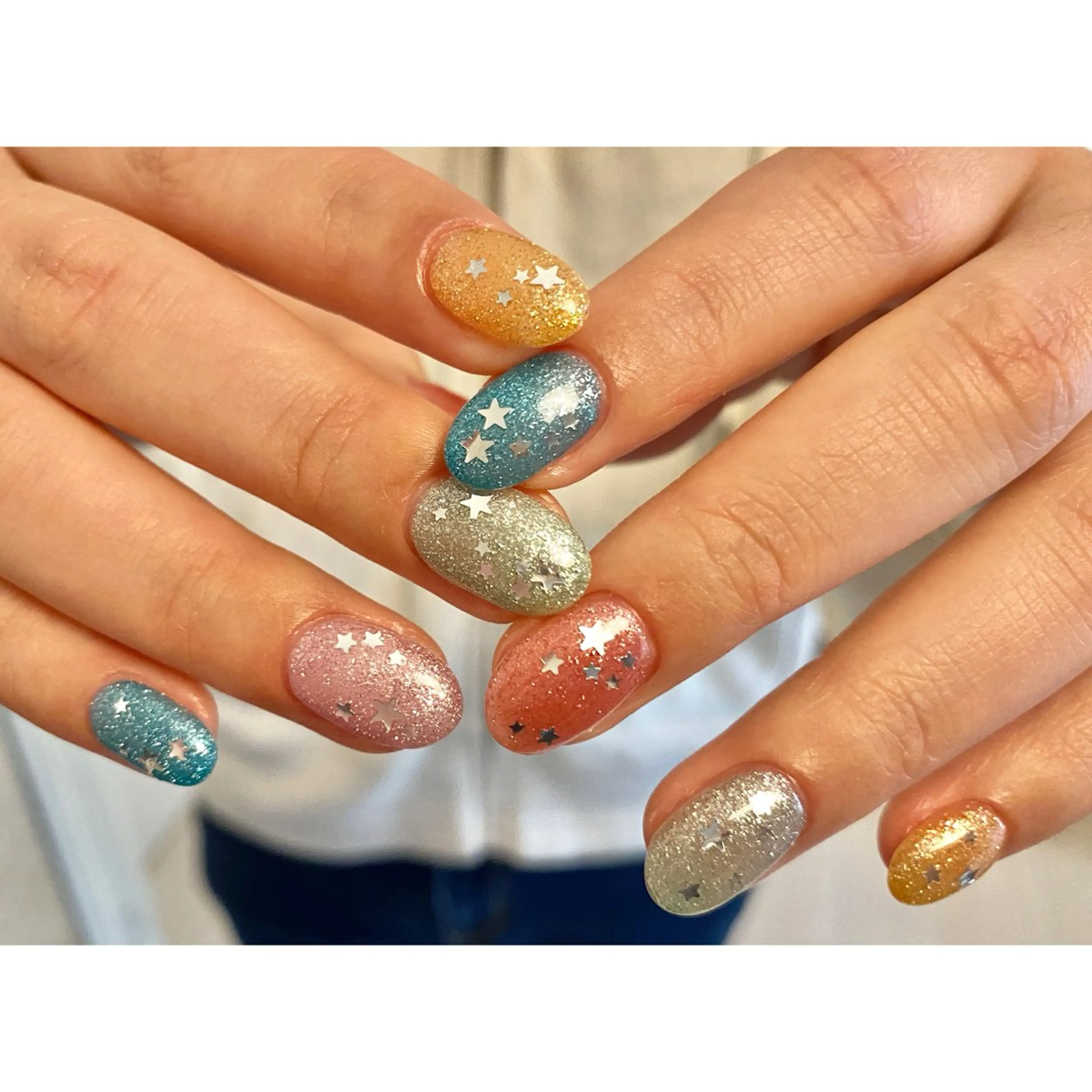 ネイル ハンドネイル ⏦Little 𐙚 Nail⏦のネイルデザイン