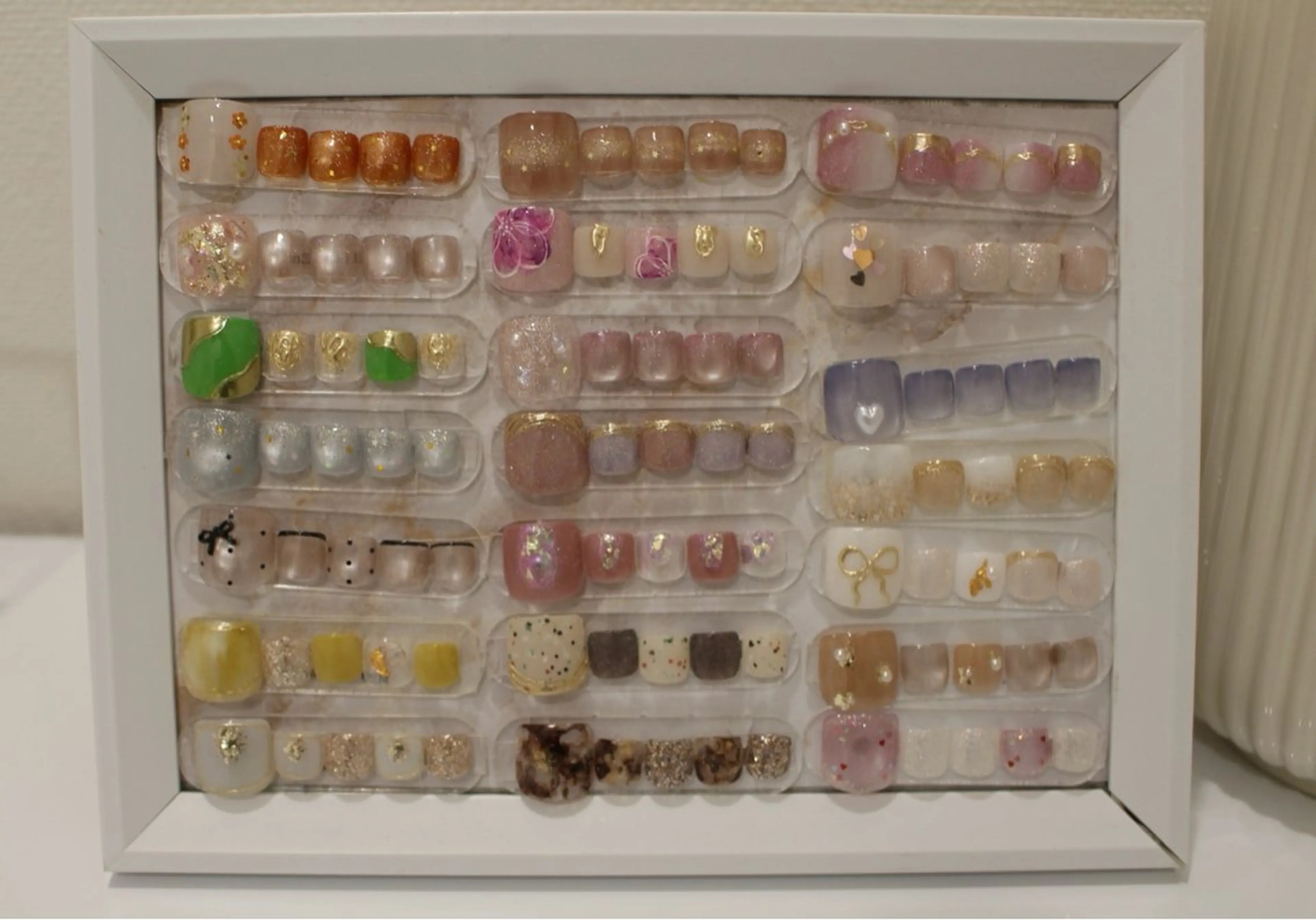 ネイル フットネイル フットネイル nail heron所属・saki_ nail heronのネイルデザイン