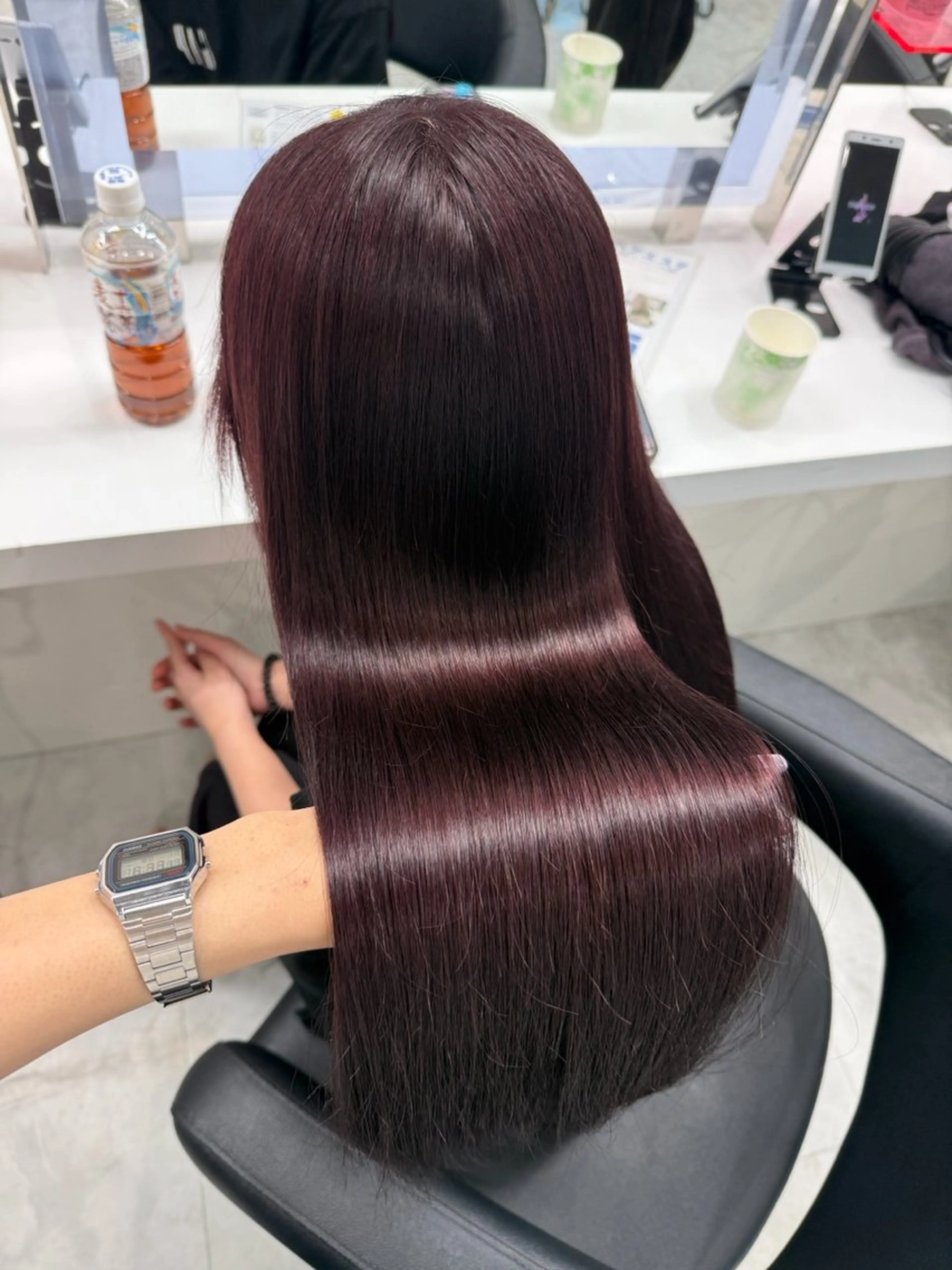 カラー Ma2Ri /ゆるふわ暖色カラーのヘアスタイル