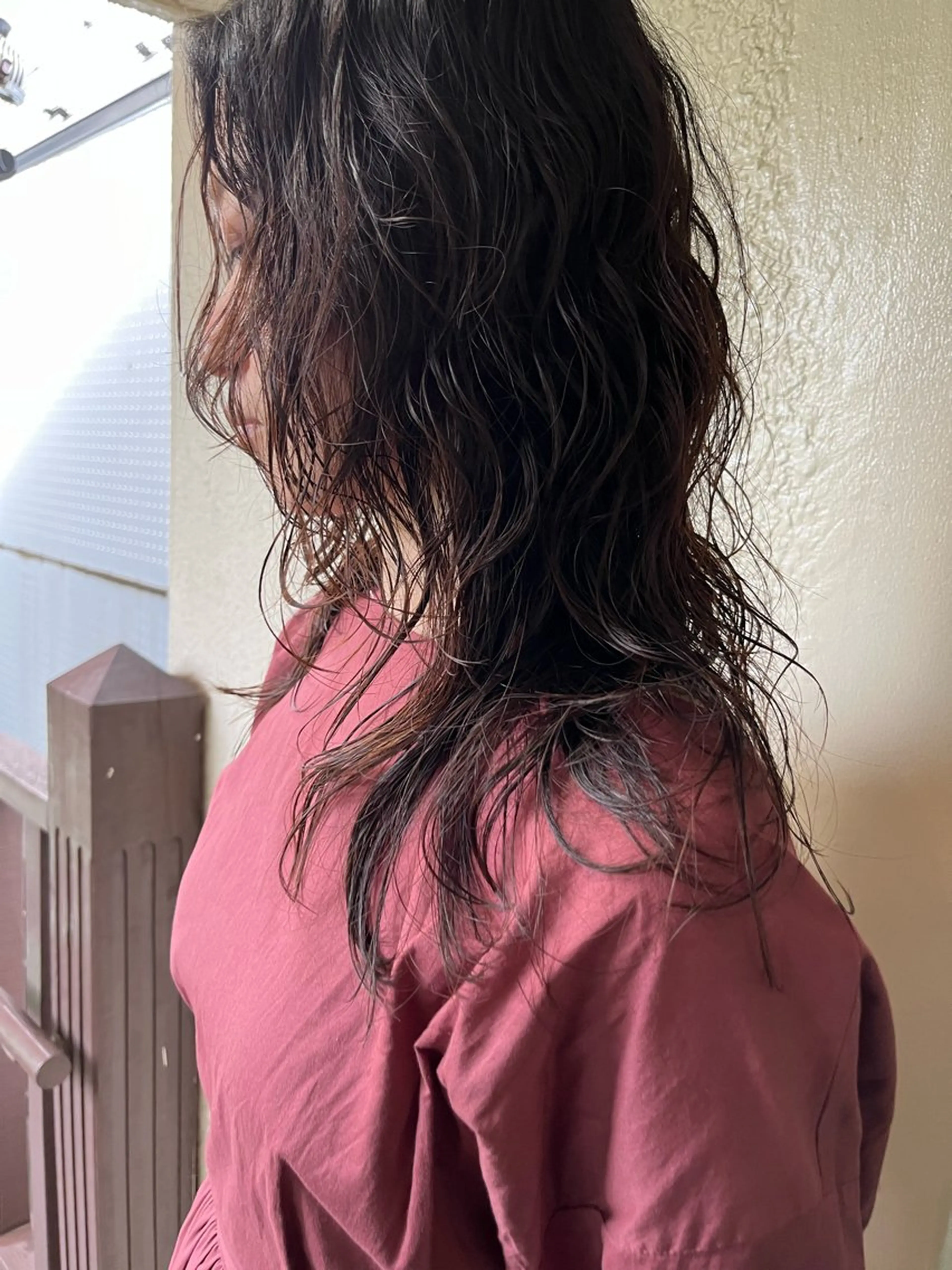 ロング カット パーマ 似合わせパーマ/ 山本銀次郎のヘアスタイル