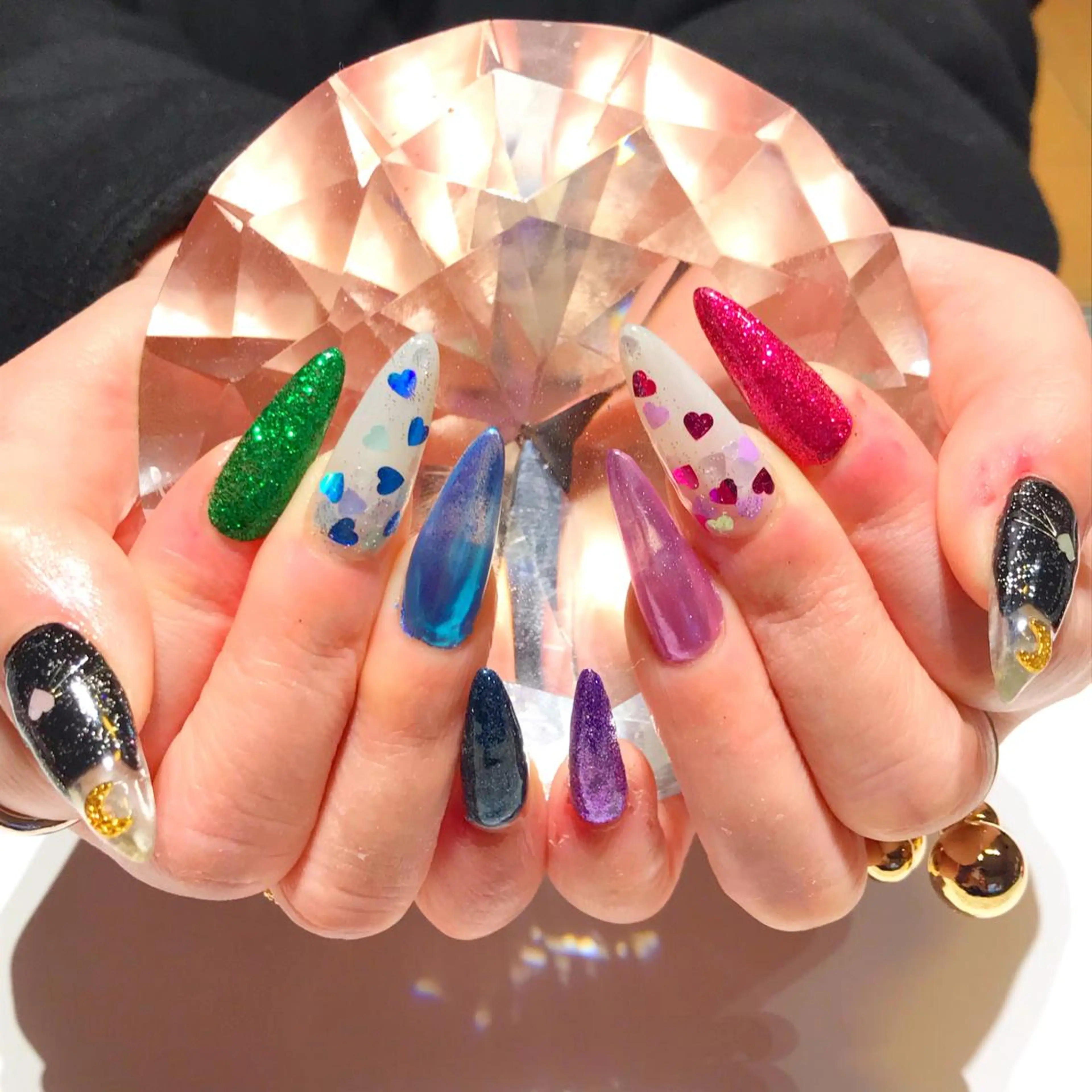 ネイル アートネイル ジェルネイル ロングネイル スカルプネイル シンプルネイル YUN 💅のネイルデザイン