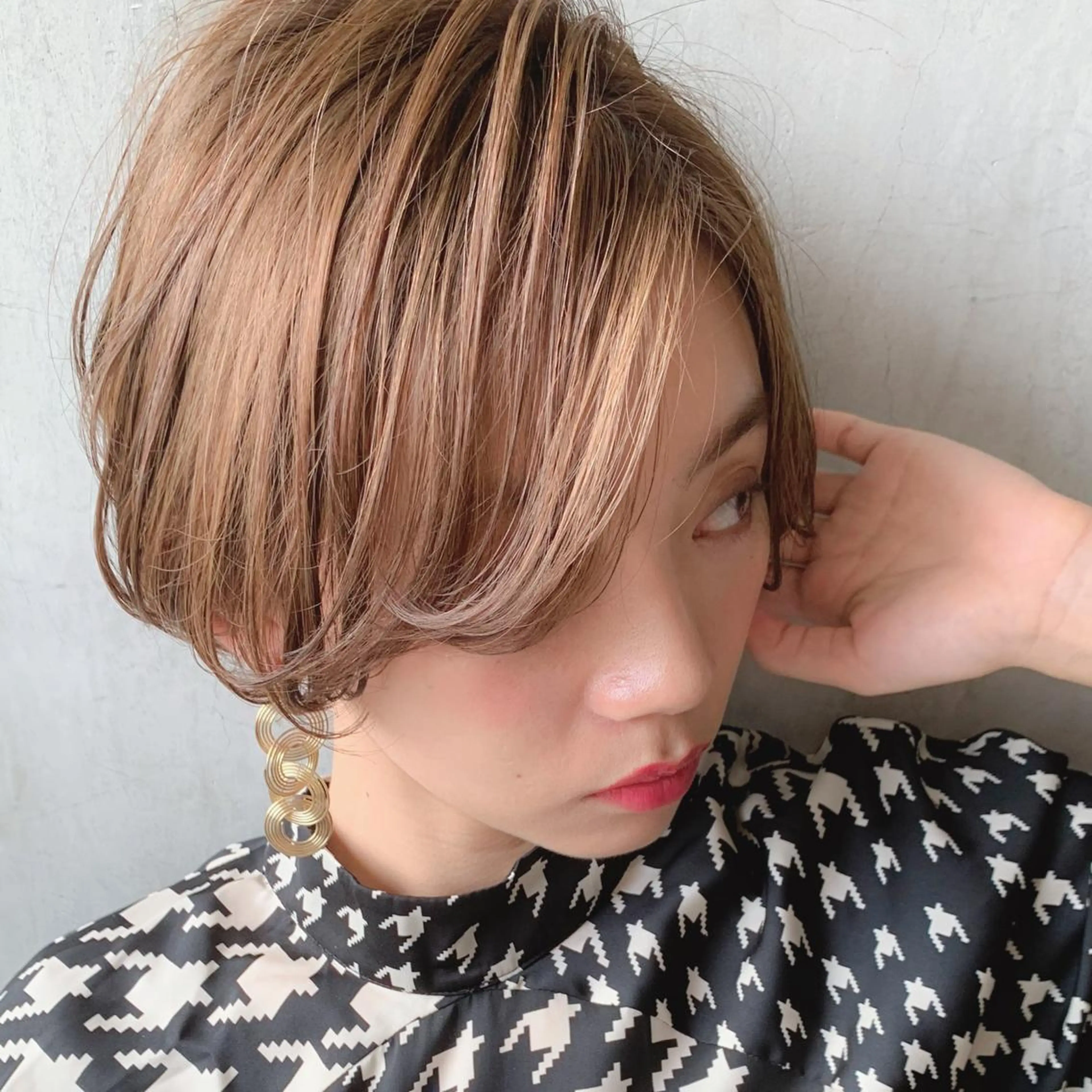 ミディアム カラー Life salon SAKURAのヘアスタイル