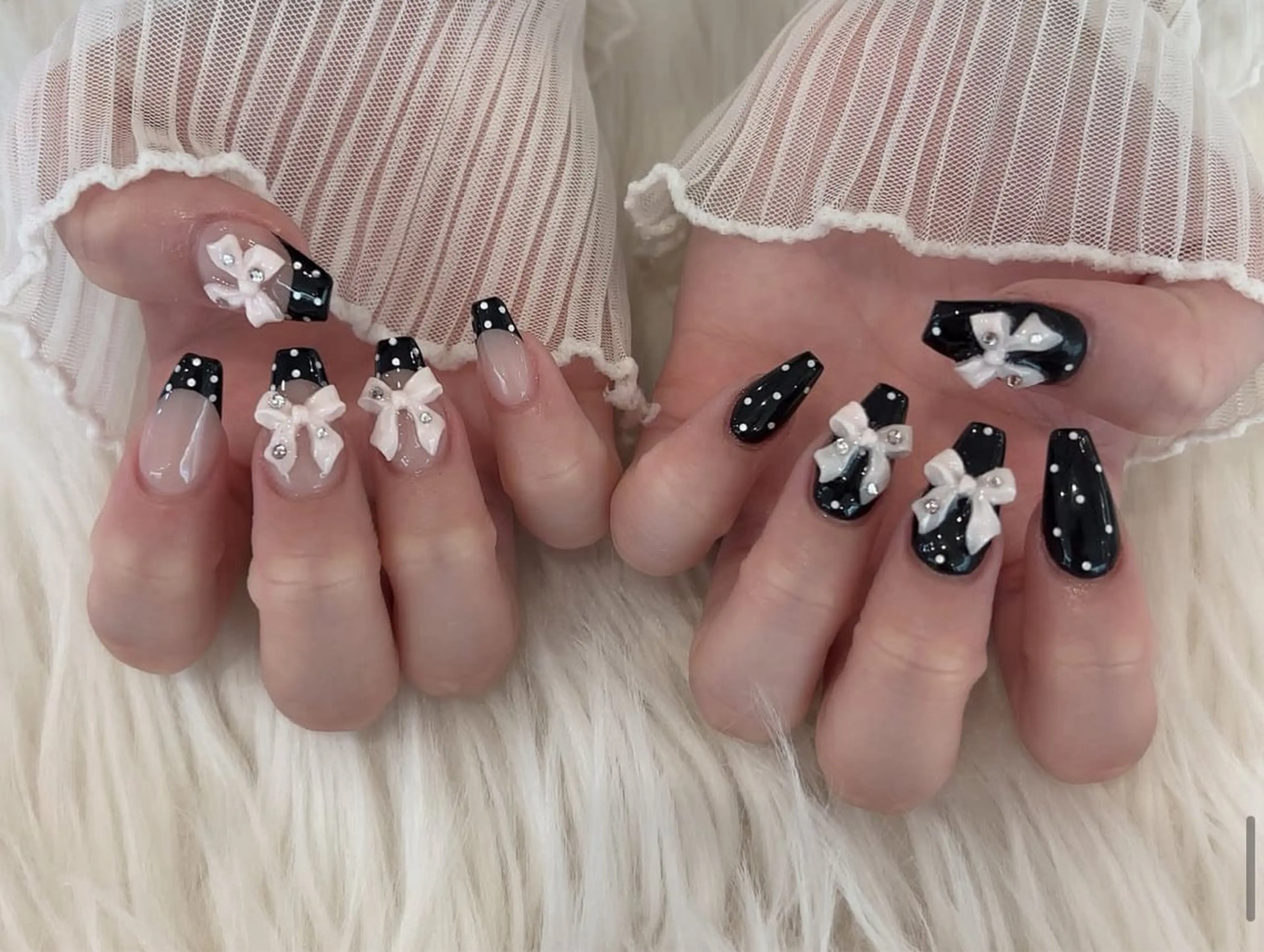 ネイル アートネイル フレンチネイル ジェルネイル 韓国ネイル マグネットネイル Lenie Nail Salonのネイルデザイン