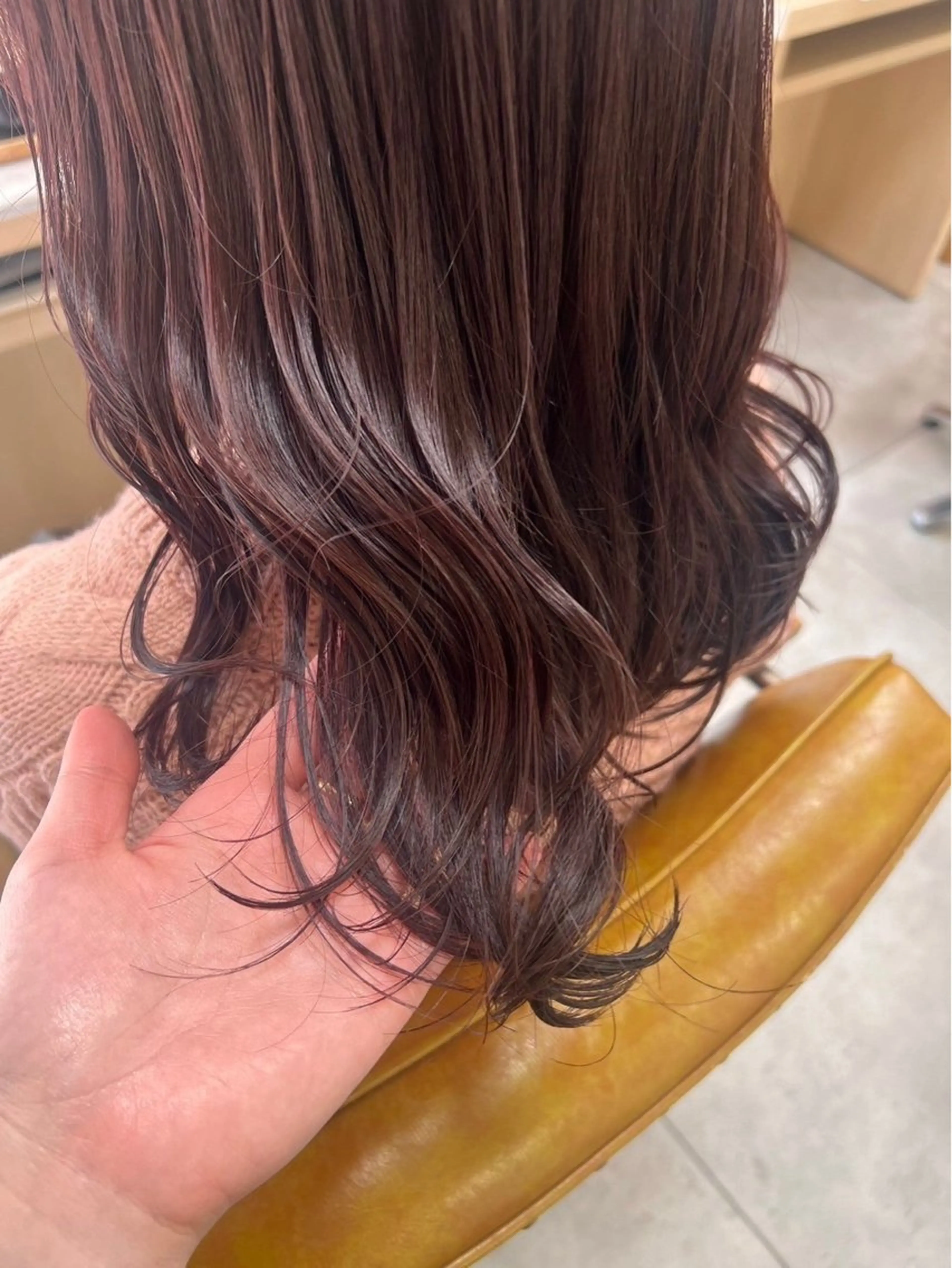 セミロング カラー KURUMI noi/金山美容師のヘアスタイル