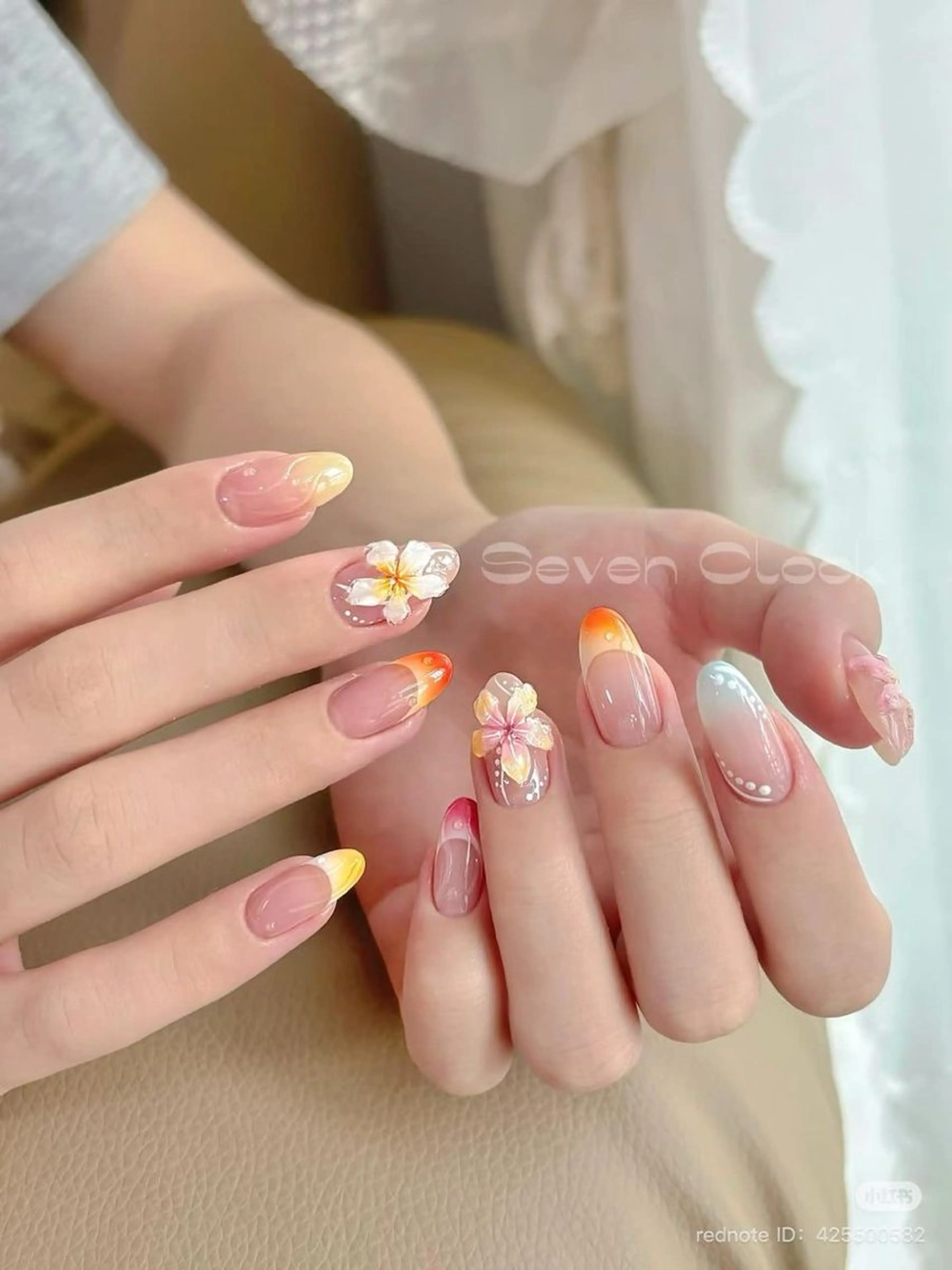 ネイル アートネイル 韓国ネイル マグネットネイル ワンホンネイル Hina KawaiiNailのネイルデザイン