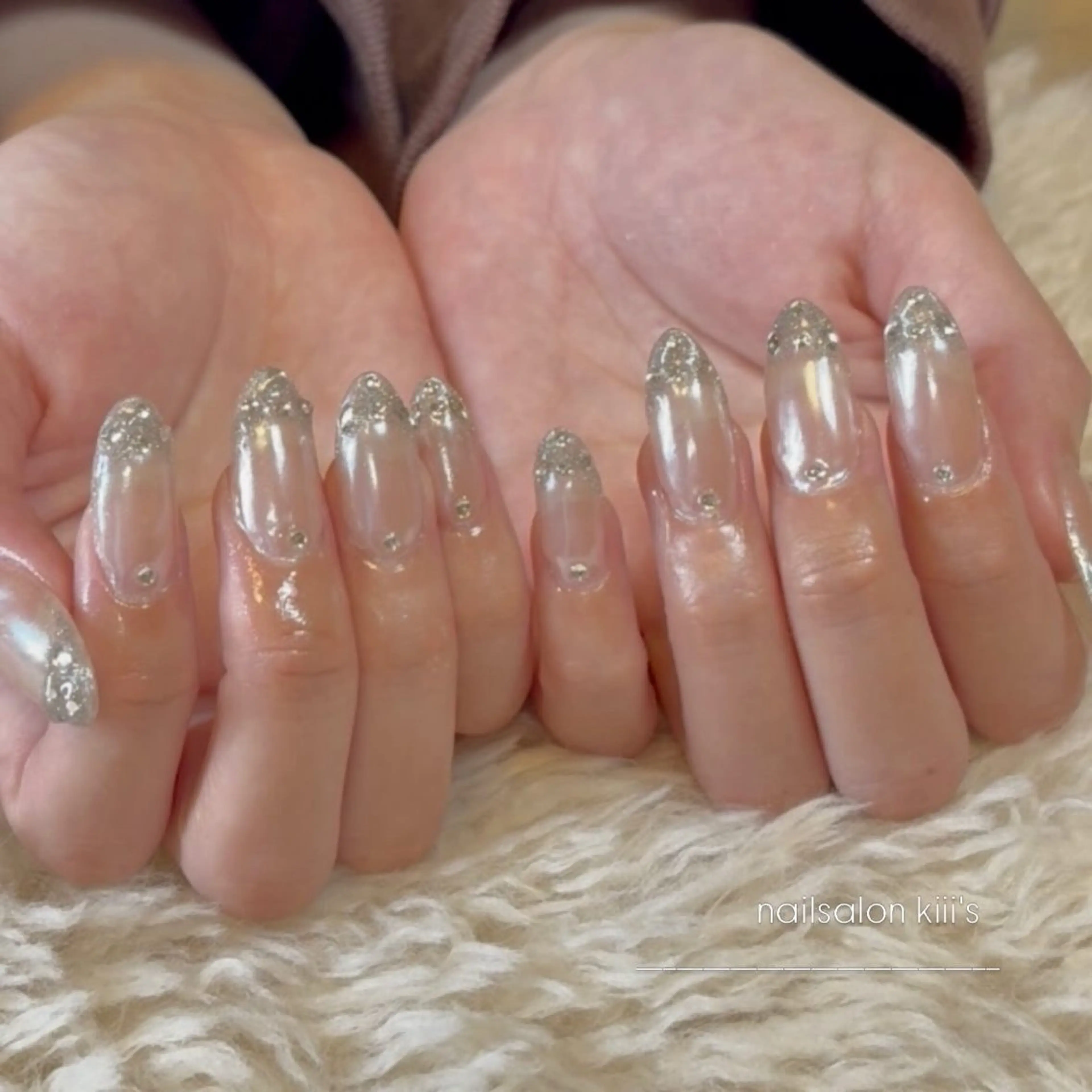 ネイル ホワイト nailsalon kiii'sのネイルデザイン