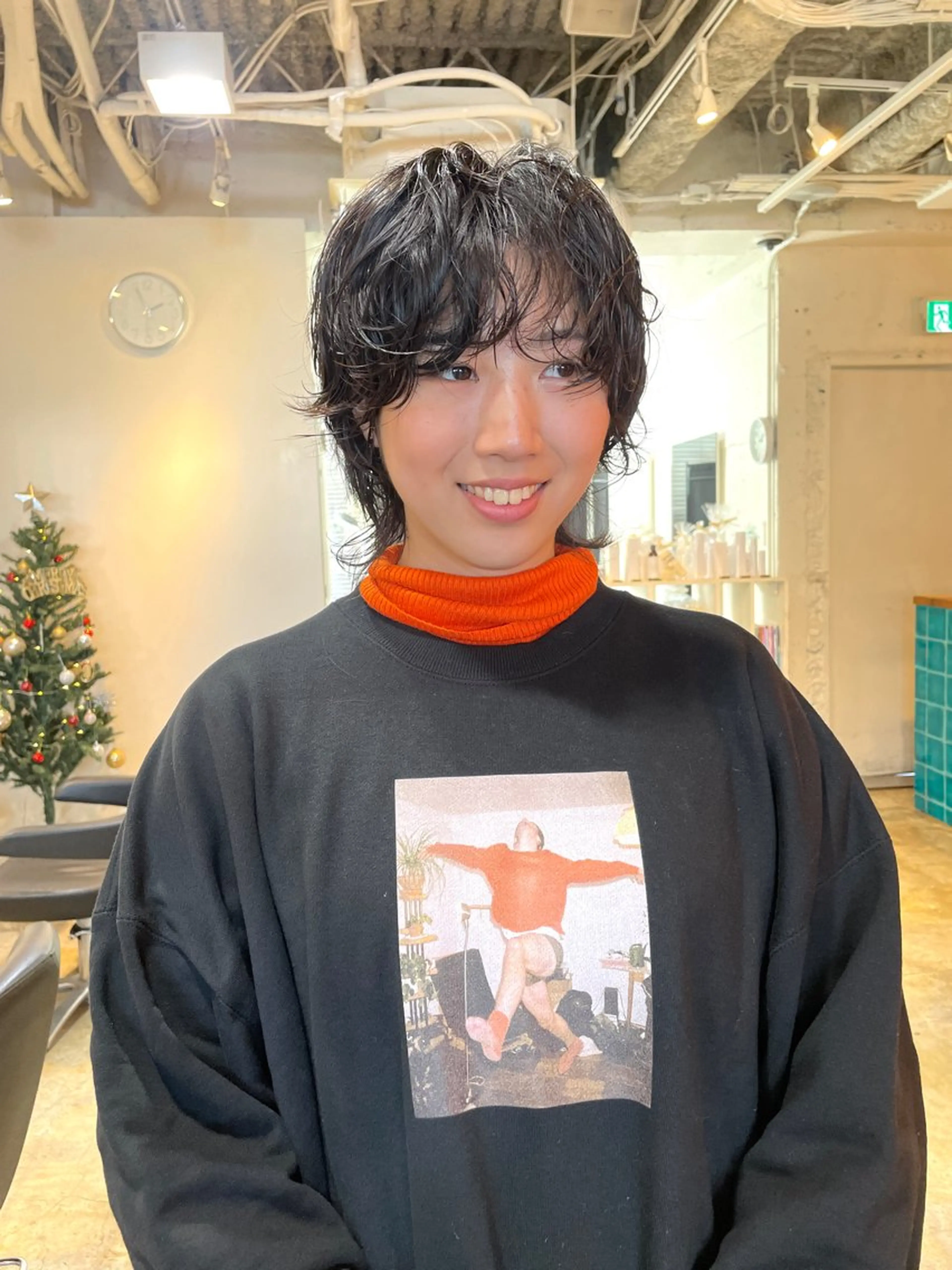 ショート カラー パーマ カット ヘアカラー パーマ トリートメント レイヤー／似合わせ TAKUYAのヘアスタイル