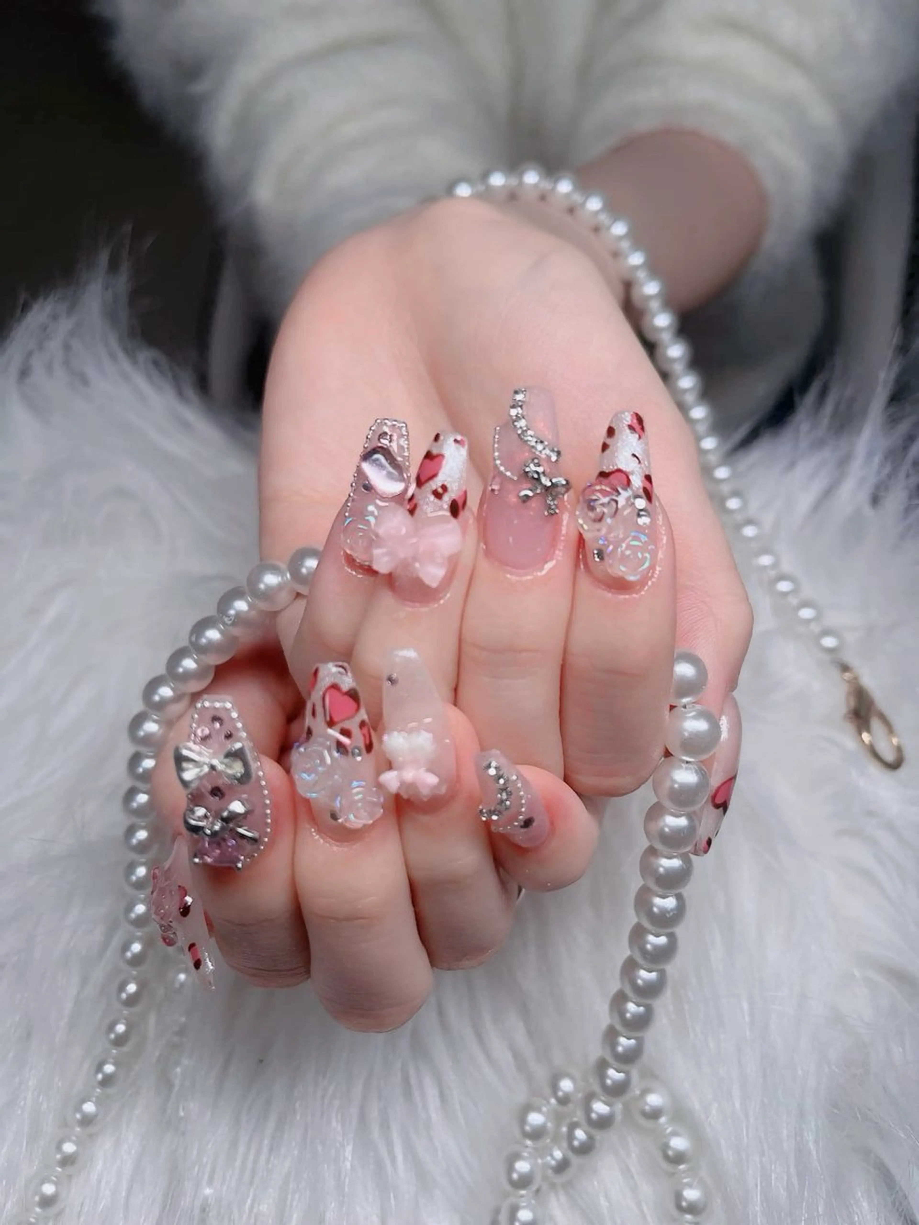 ネイル オーロラネイル フレンチネイル ジェルネイル ハロウィン 韓国ネイル ハンドネイル neco H.babynailのネイルデザイン