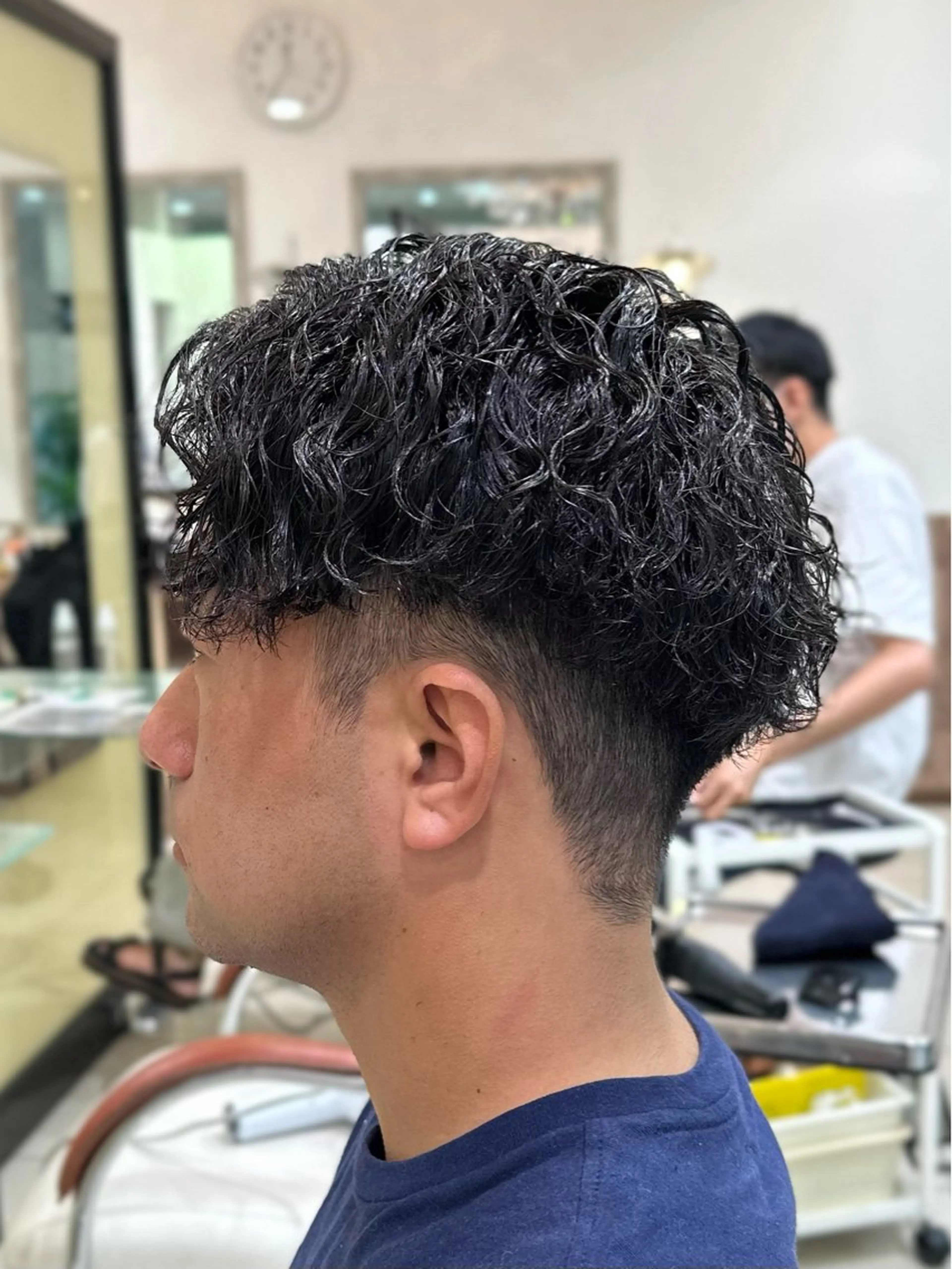 ショート パーマ メンズ 井上 武輝のヘアスタイル