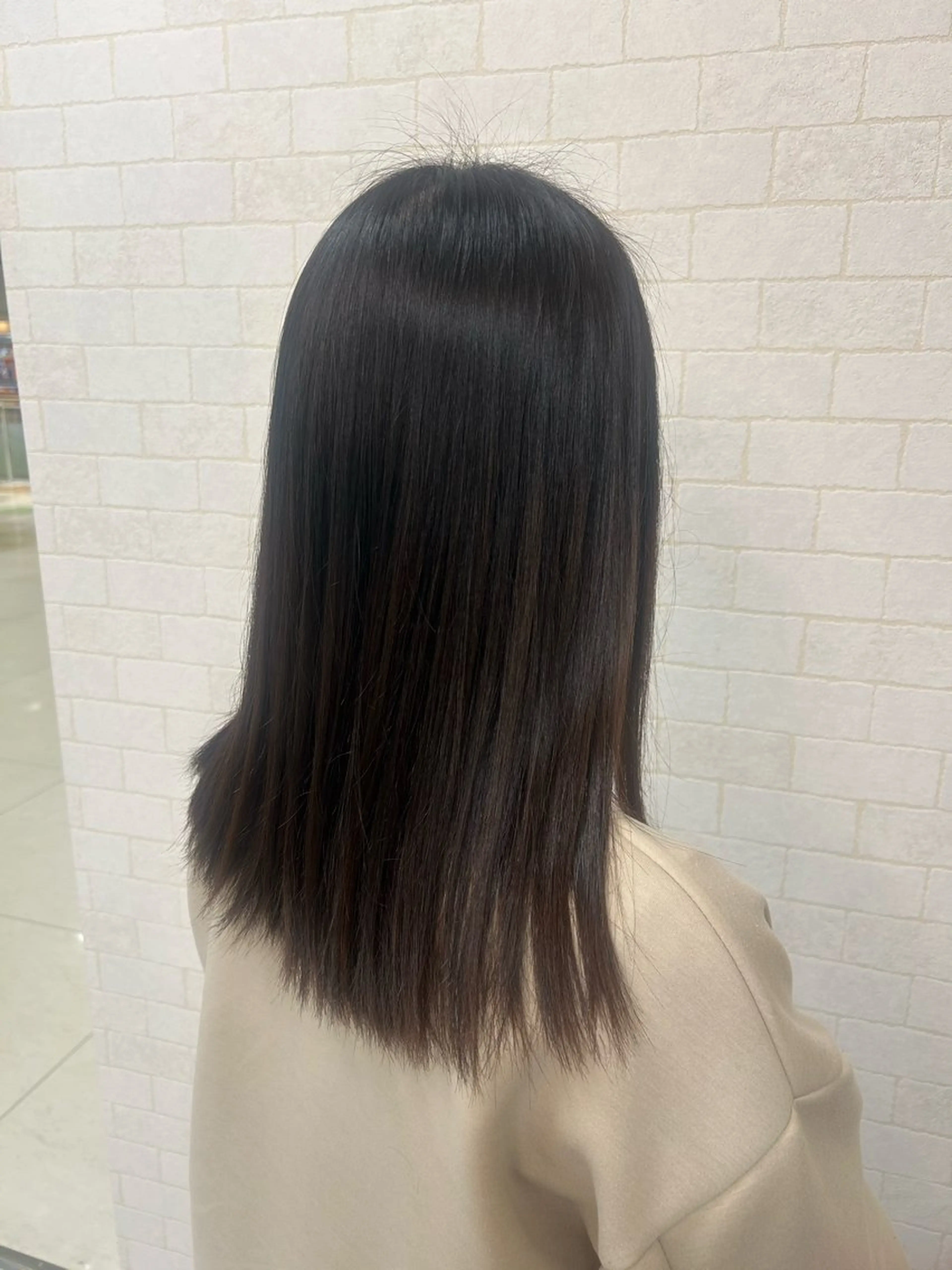 セミロング カット 縮毛矯正 瀧 葉月のヘアスタイル