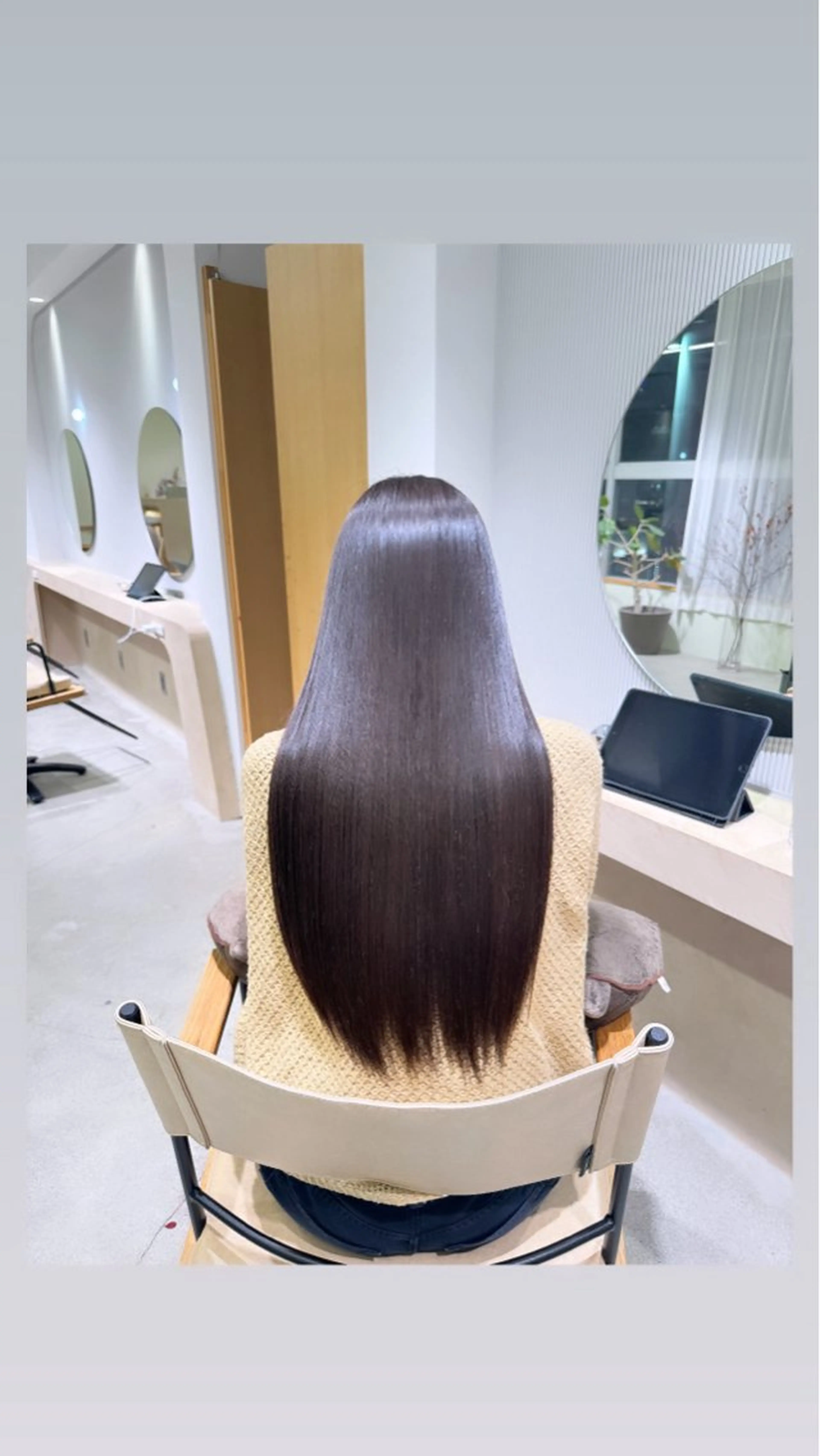 パーマ ストレートパーマ ulu名古屋栄所属・落合しほ/韓国ヘア/ 髪質改善/縮毛矯正のヘアスタイル