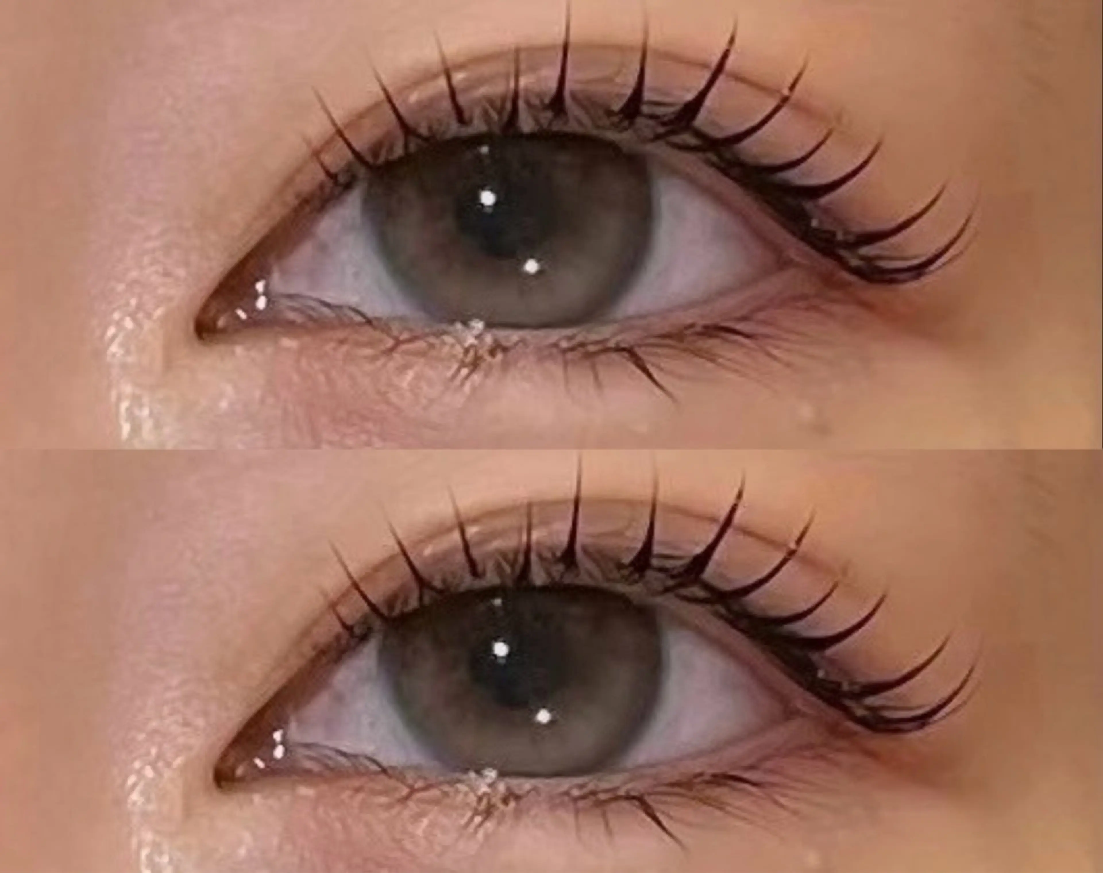 マツエク・マツパ まつげパーマ eve🐰束間まつ毛 /透明感カラーのヘアスタイル