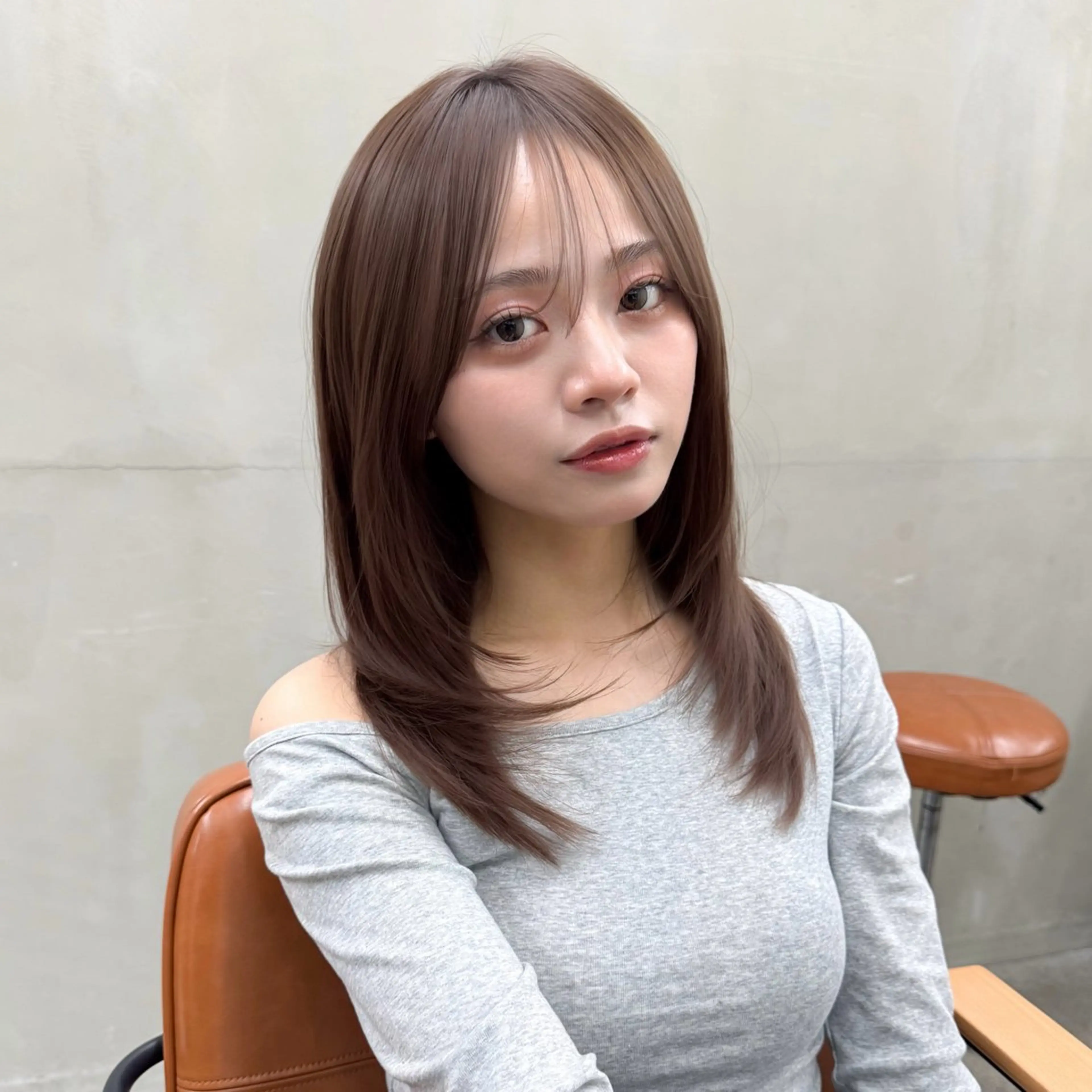 ミディアム カラー 柔らかいレイヤー🌿 大人ヘア/みっきーのヘアスタイル