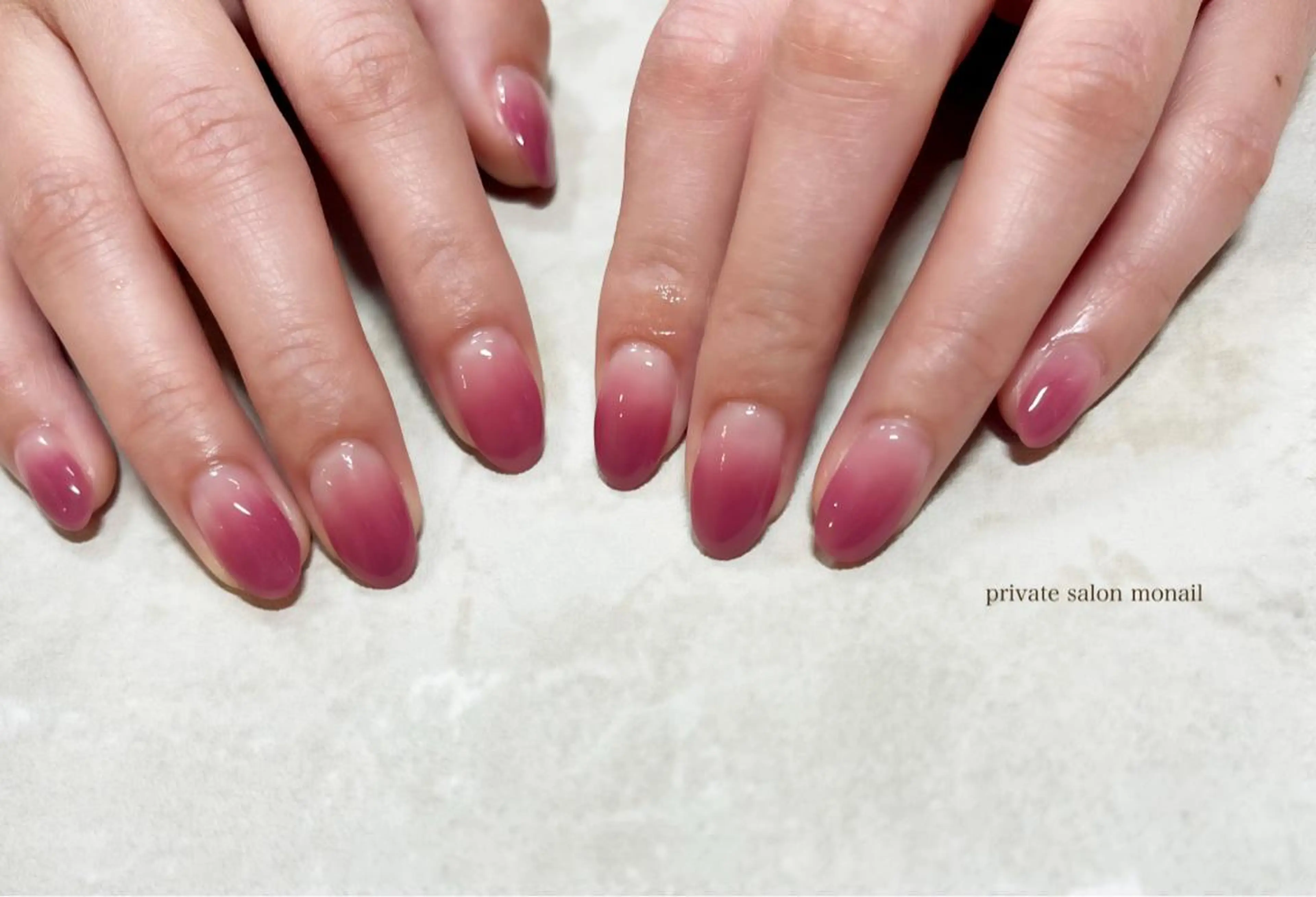 ネイル グラデーション ハンドネイル nail salon monailのネイルデザイン