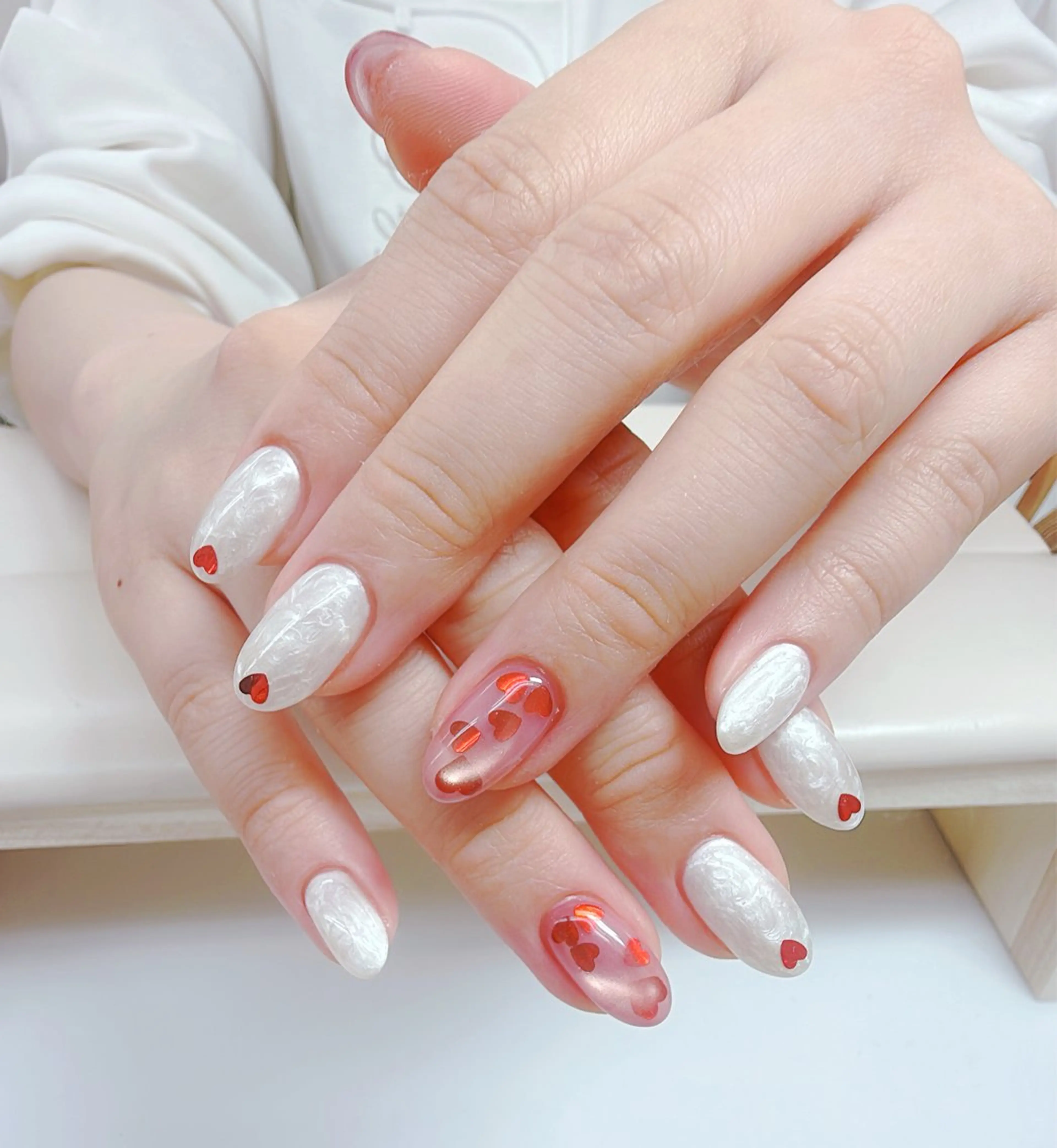 ネイル ハンドネイル ハンドケア 胡蝶蘭レディースサロ ンNailMOKAのネイルデザイン