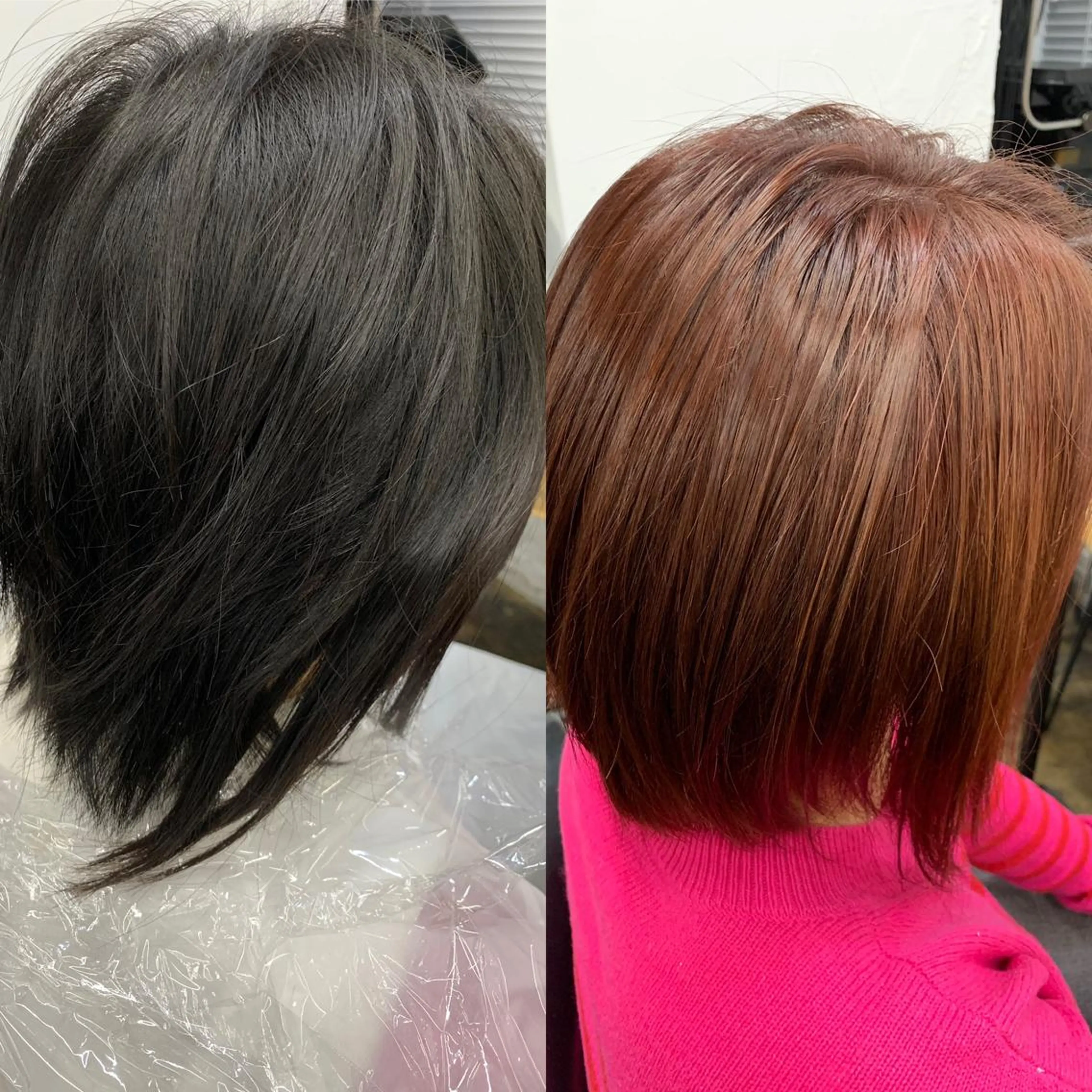 ショート カラー ブリーチ レッドカラー メンズパーマ メンズ特化ryoのヘアスタイル