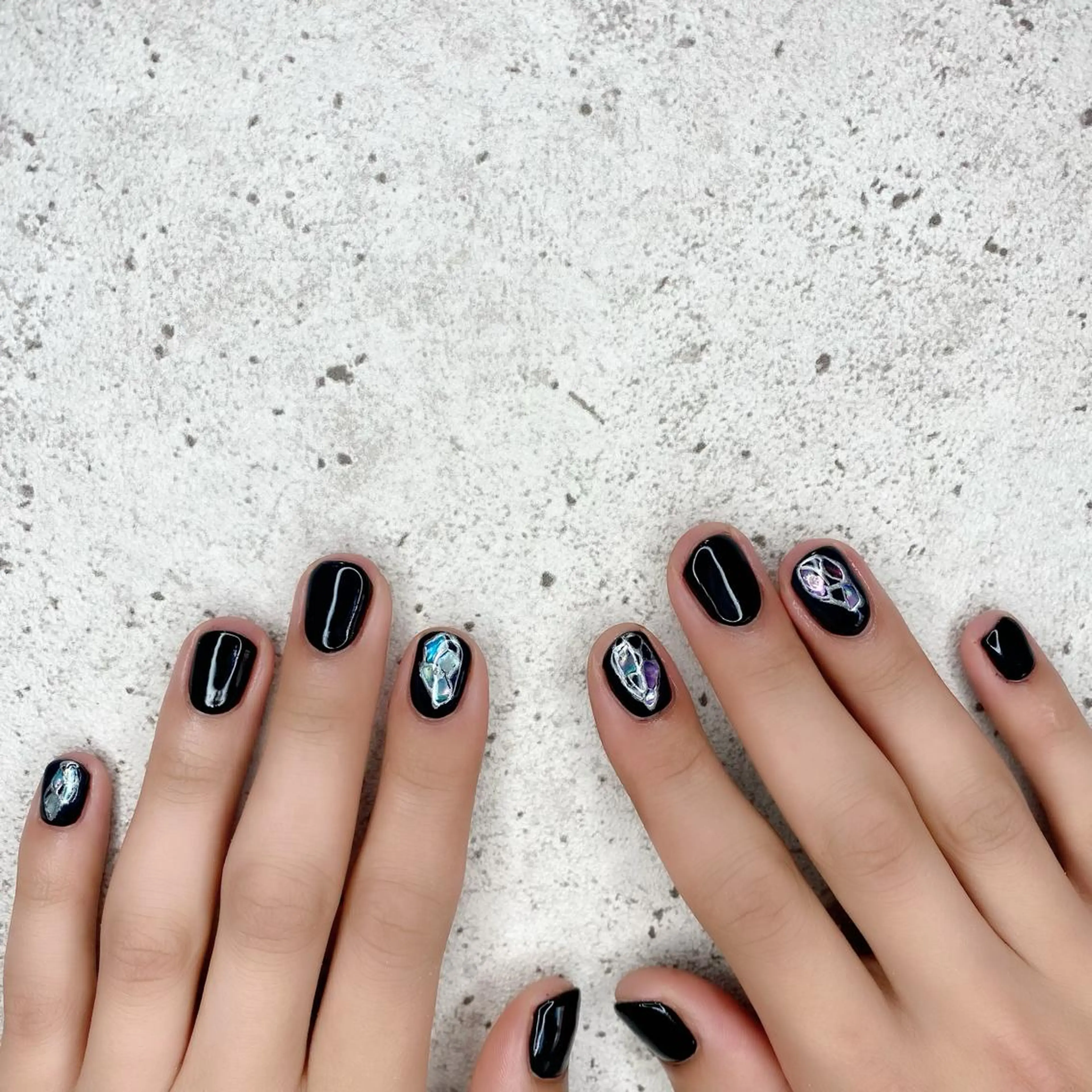 ミディアム カラー パーマ ヘアアレンジ メンズ キッズ ネイル マツエク・マツパ 黒髪 アートネイル ジェルネイル メンズネイル 夏ネイル ハンドネイル Salon Ｋのネイルデザイン