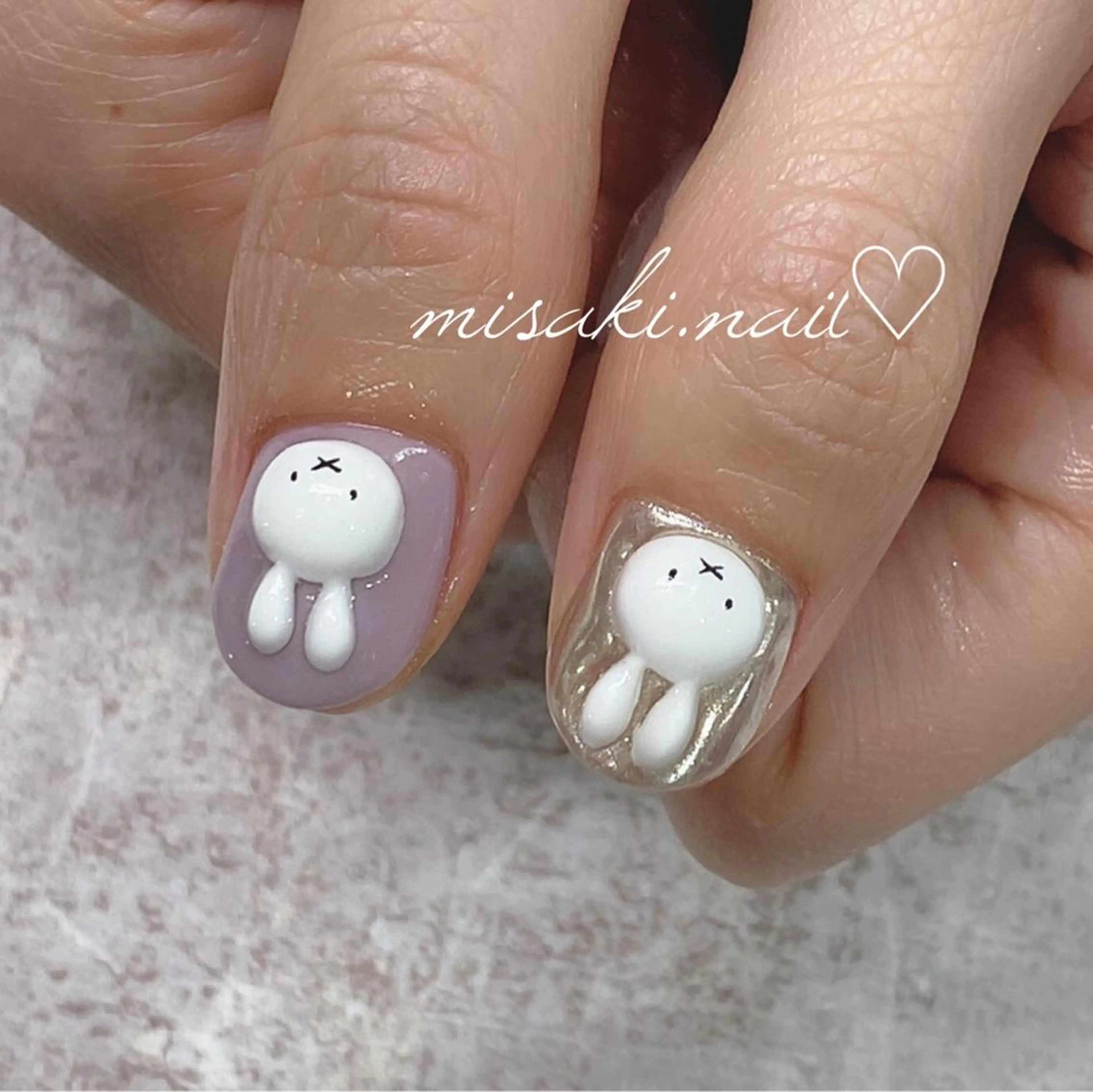 ネイル 韓国ネイル ワンホンネイル ハンドネイル nailsalon miinailsのネイルデザイン