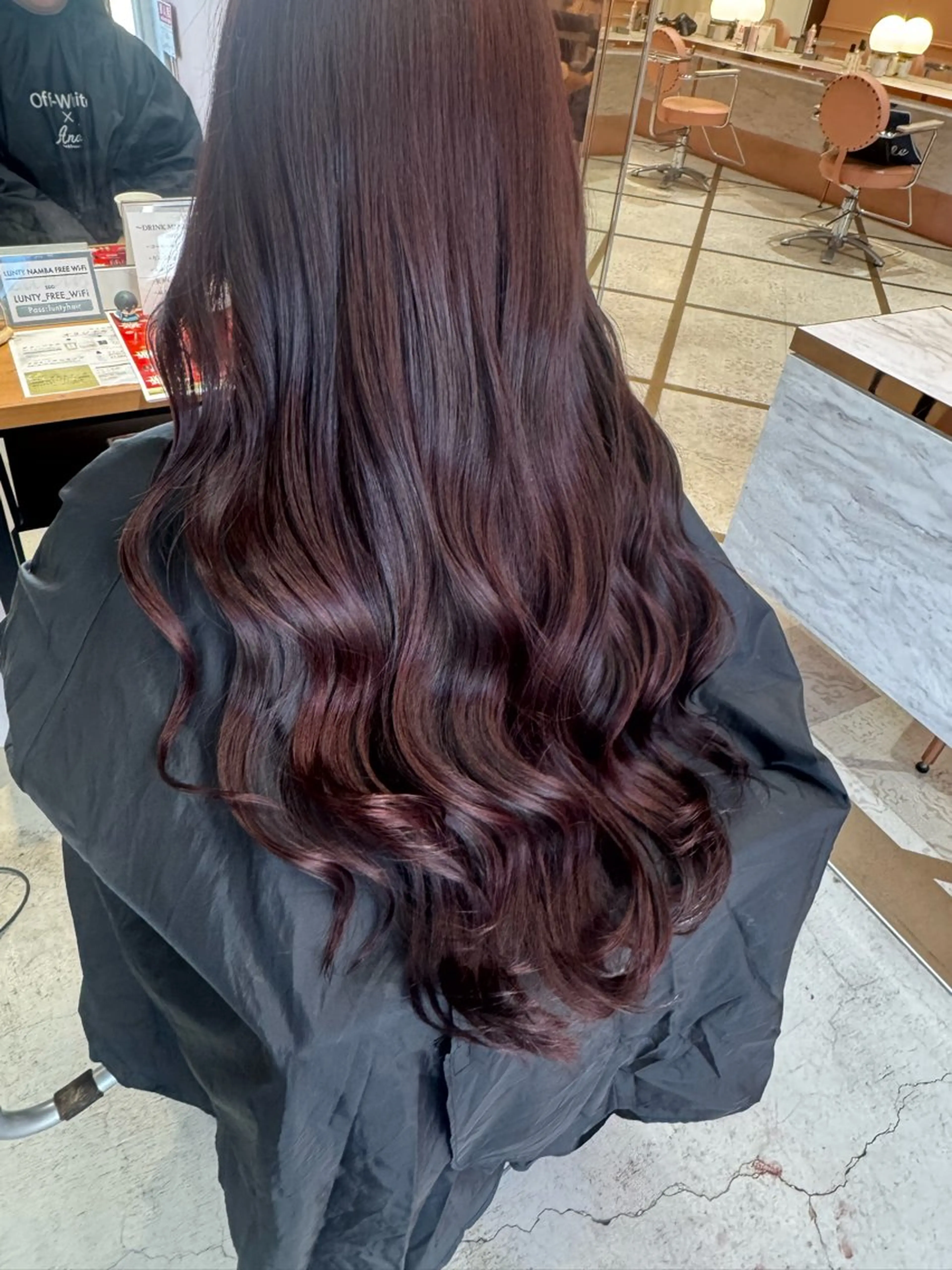 ロング ヘアカラー トリートメント 🌶F-CODE RINA🌶のヘアスタイル