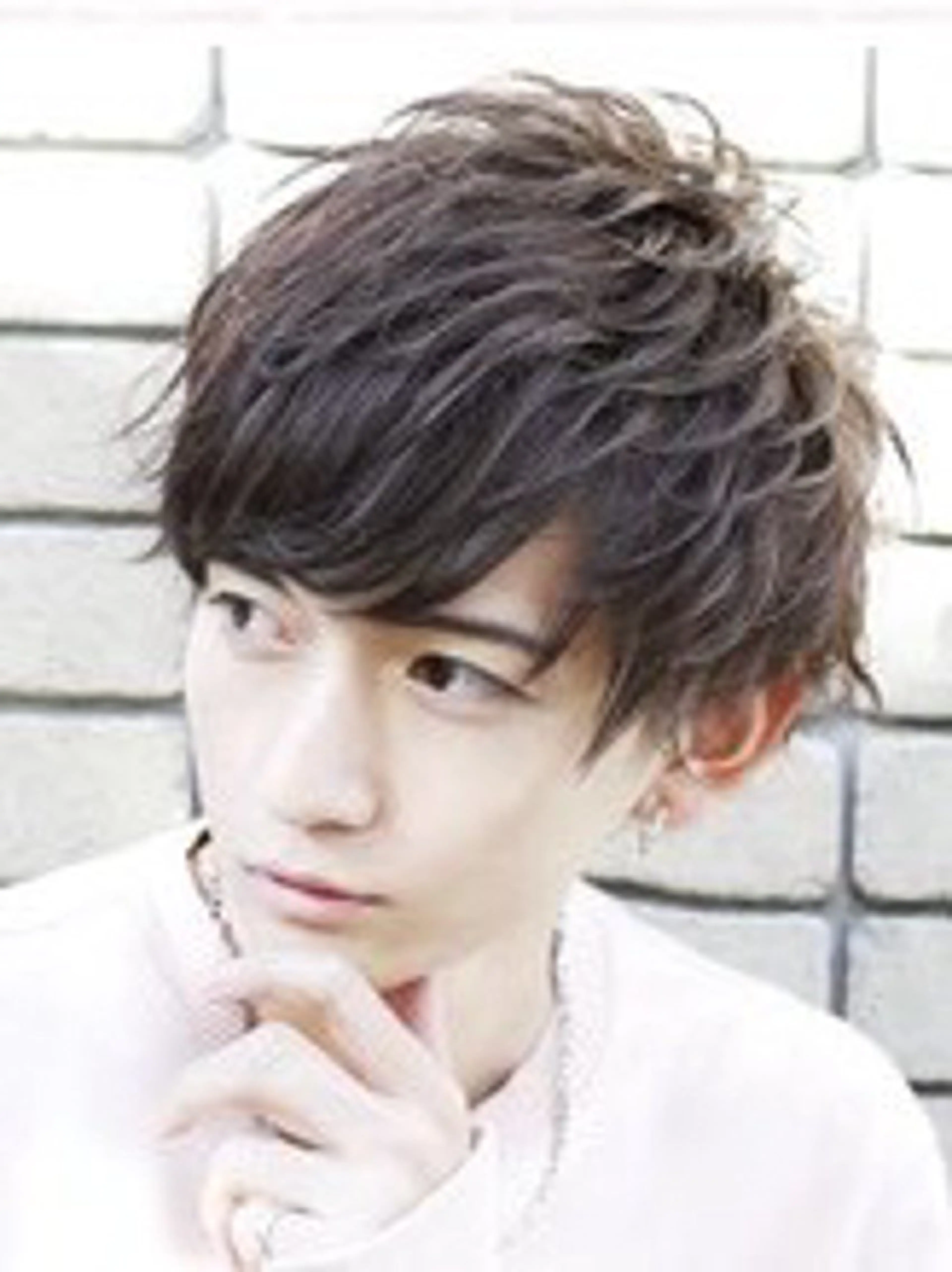 ミディアム 🦁メンズモデル募集 🎧関瑠奈🛵のヘアスタイル