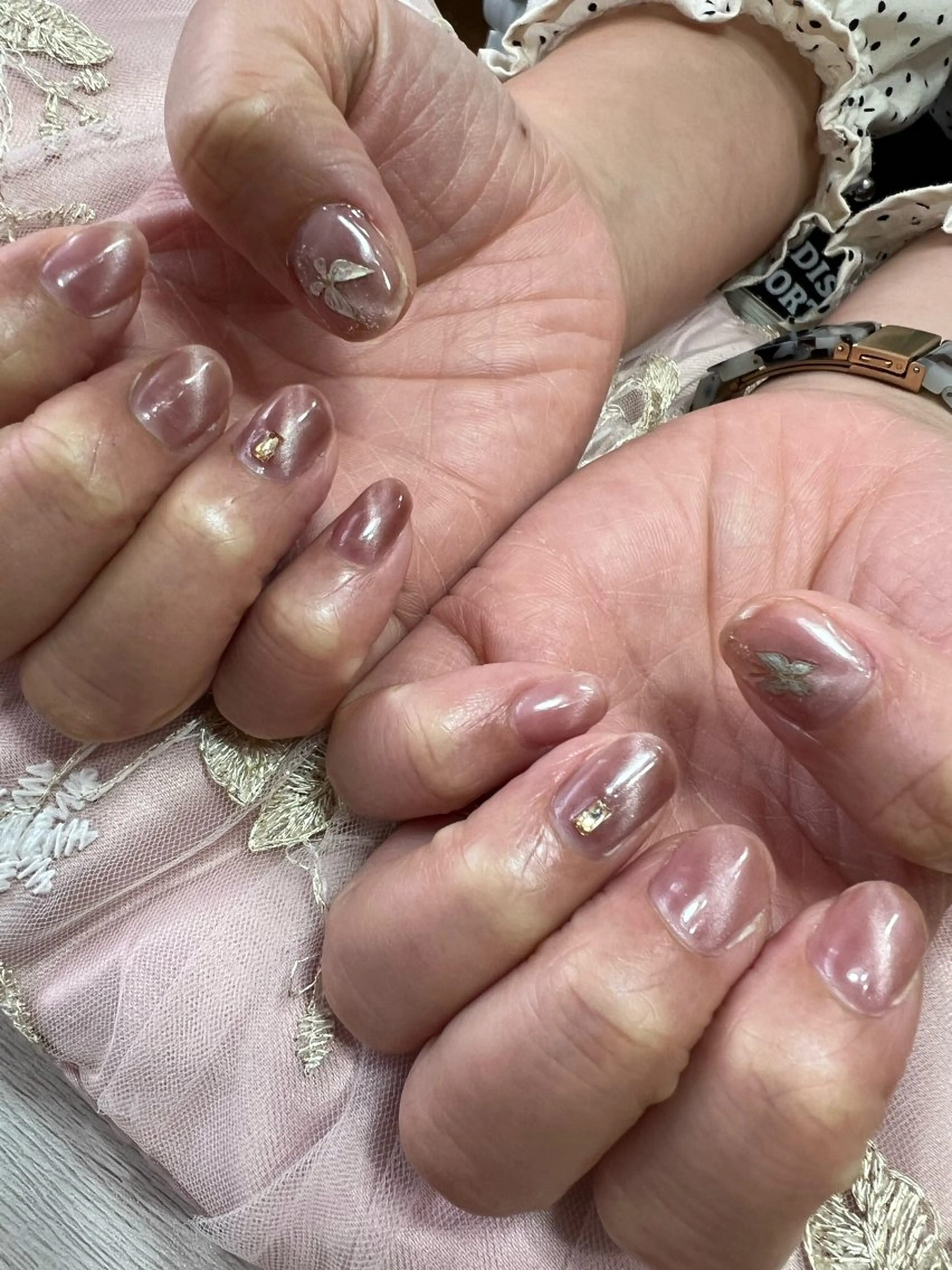 ネイル マグネットネイル シンプルネイル Luminous ⭐︎のネイルデザイン