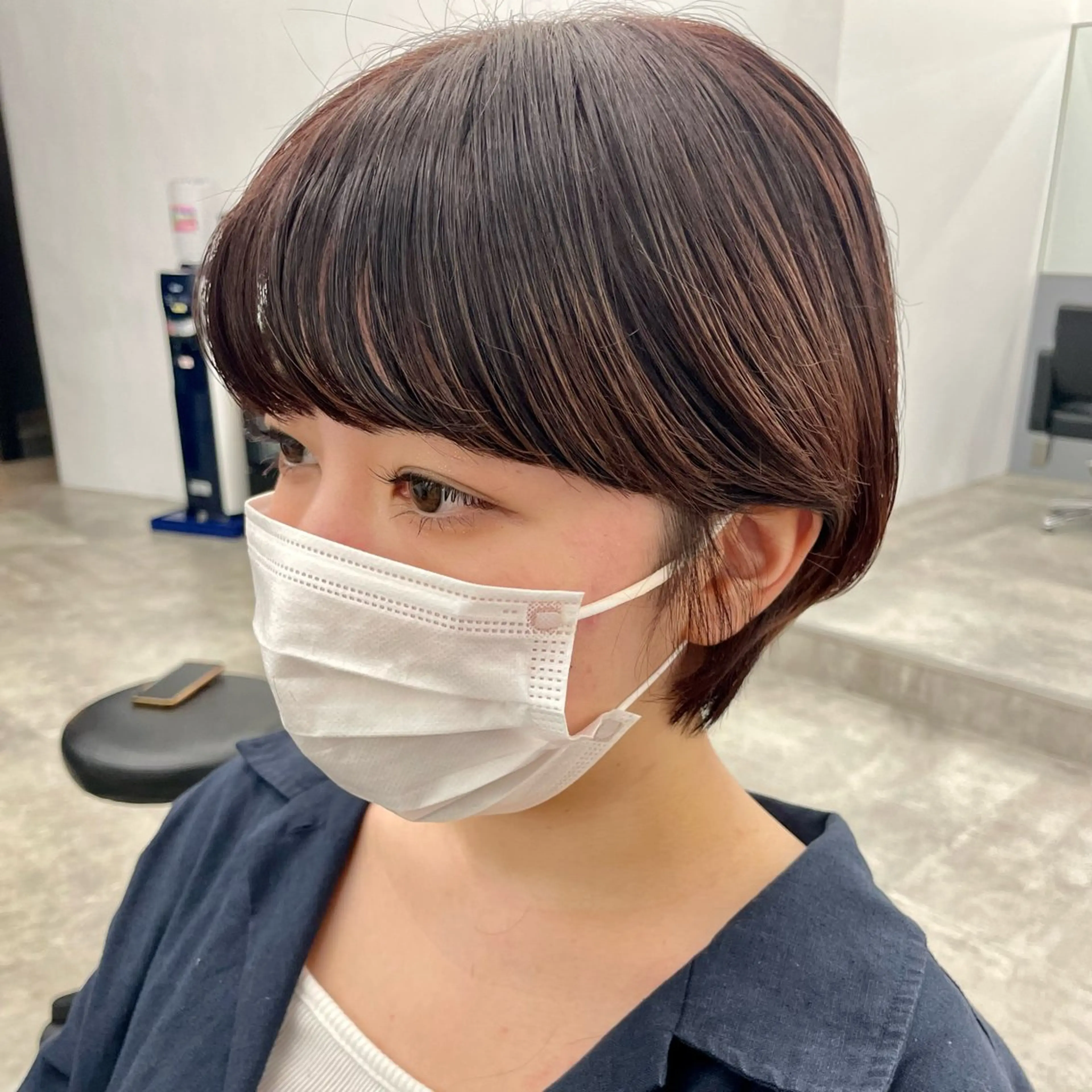 ショート ショートヘア 為近日向子🐥暖色 💘顔周りカット🌈のヘアスタイル