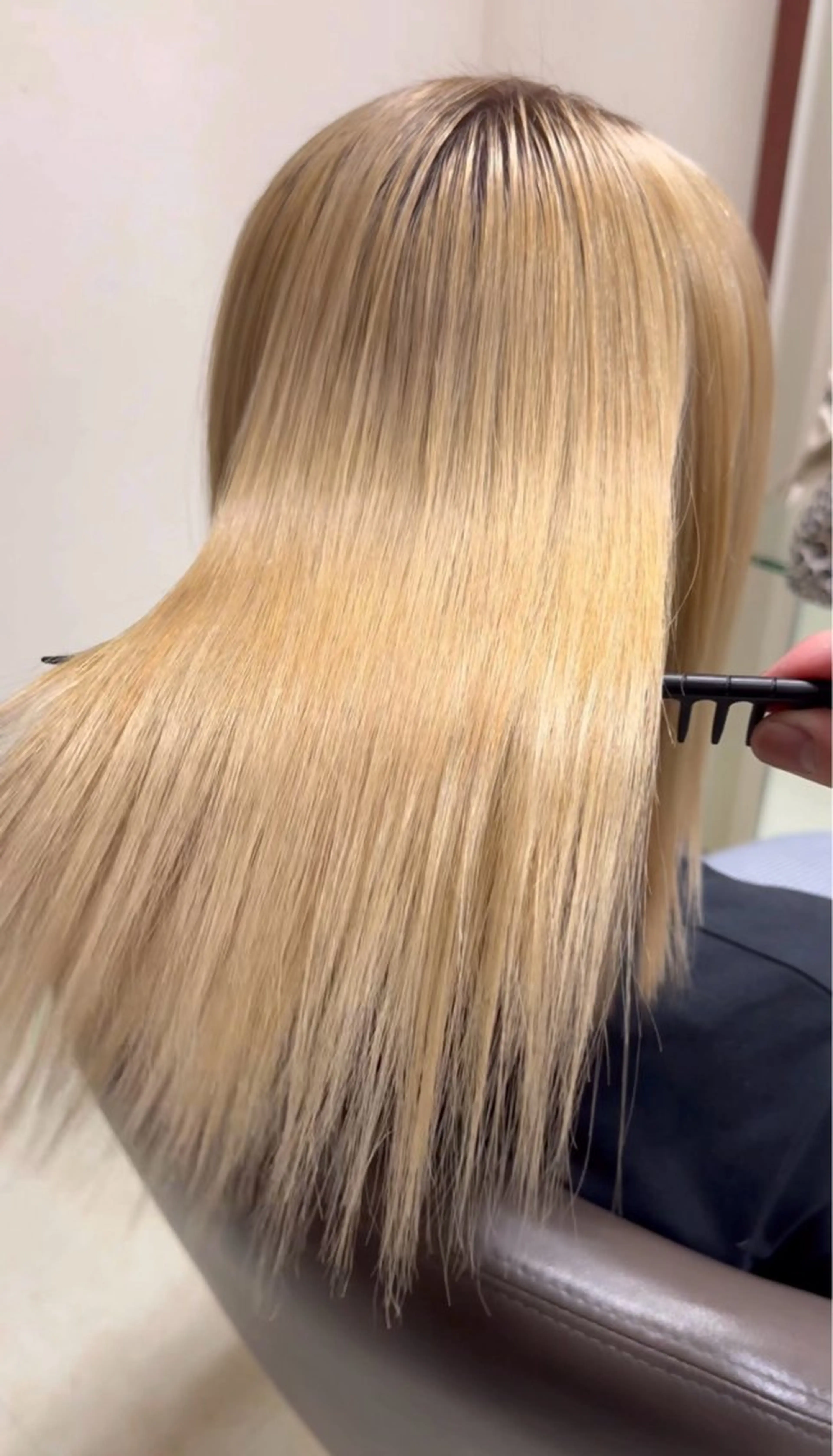 ミディアム 髪質改善 縮毛矯正 トリートメント 三宅 壱輝のヘアスタイル