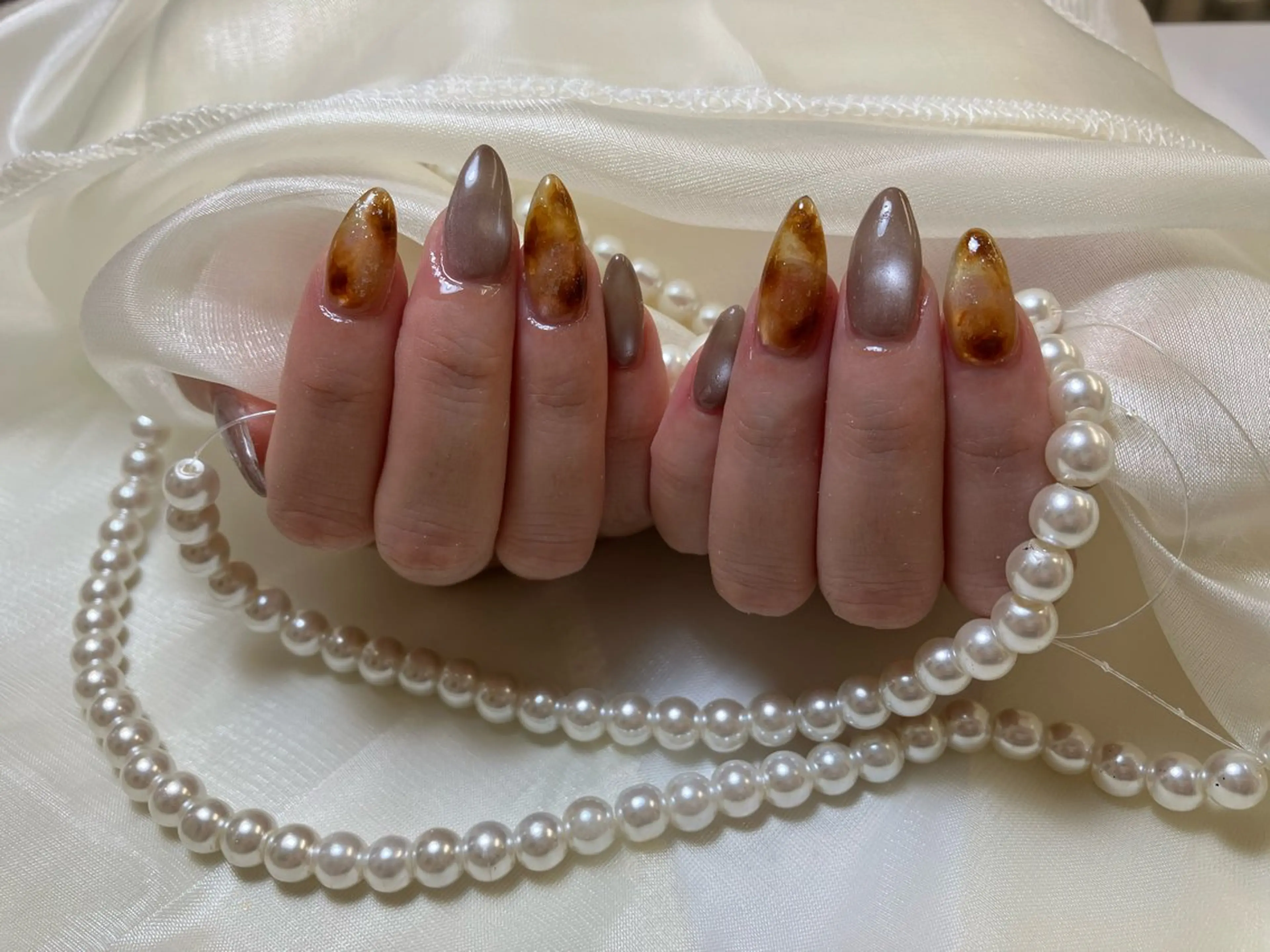 ネイル シンプルネイル Pretty J （長さ出し専門店）のネイルデザイン