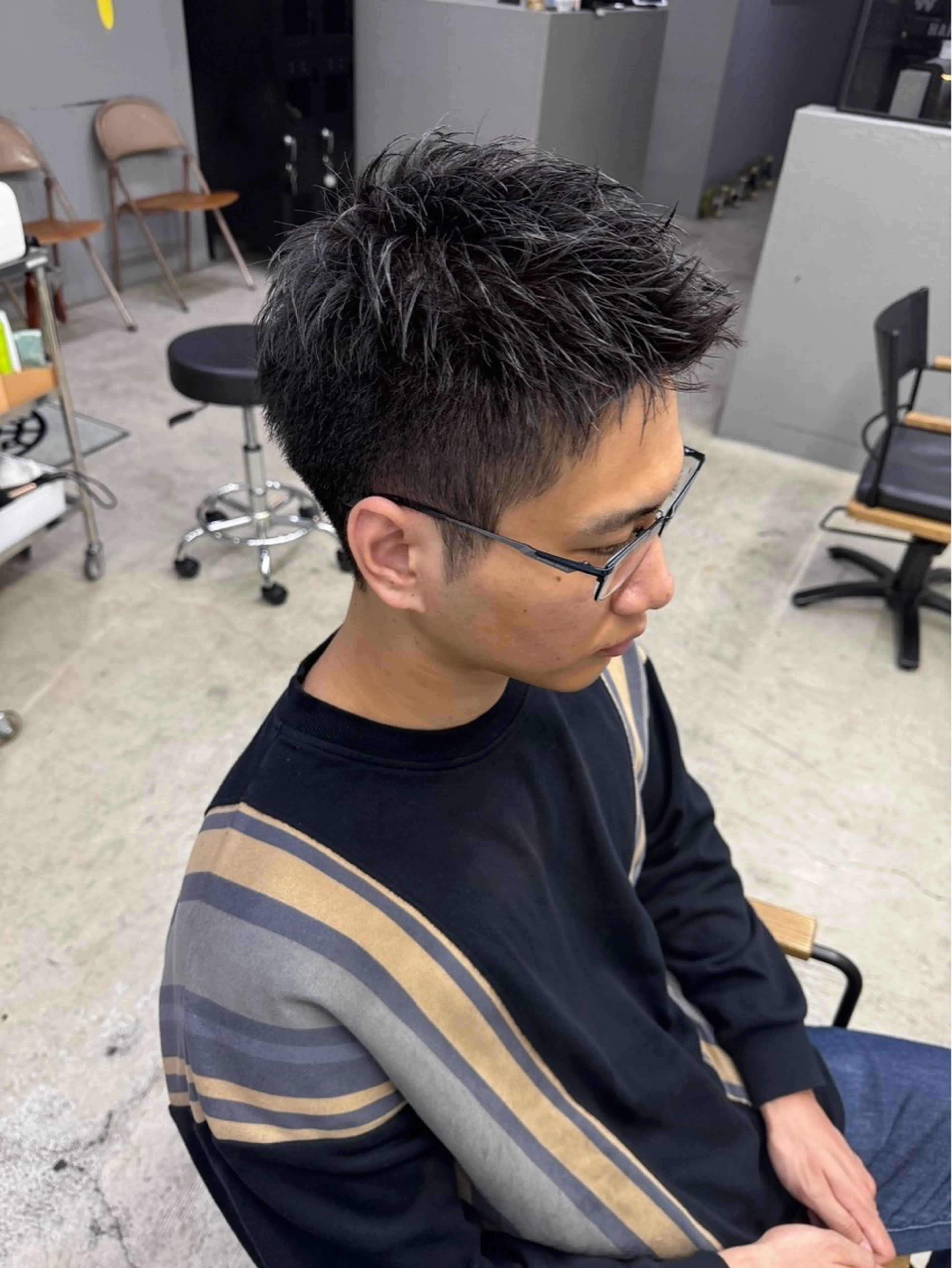 ショート メンズ メンズ専門サロン wokeのヘアスタイル
