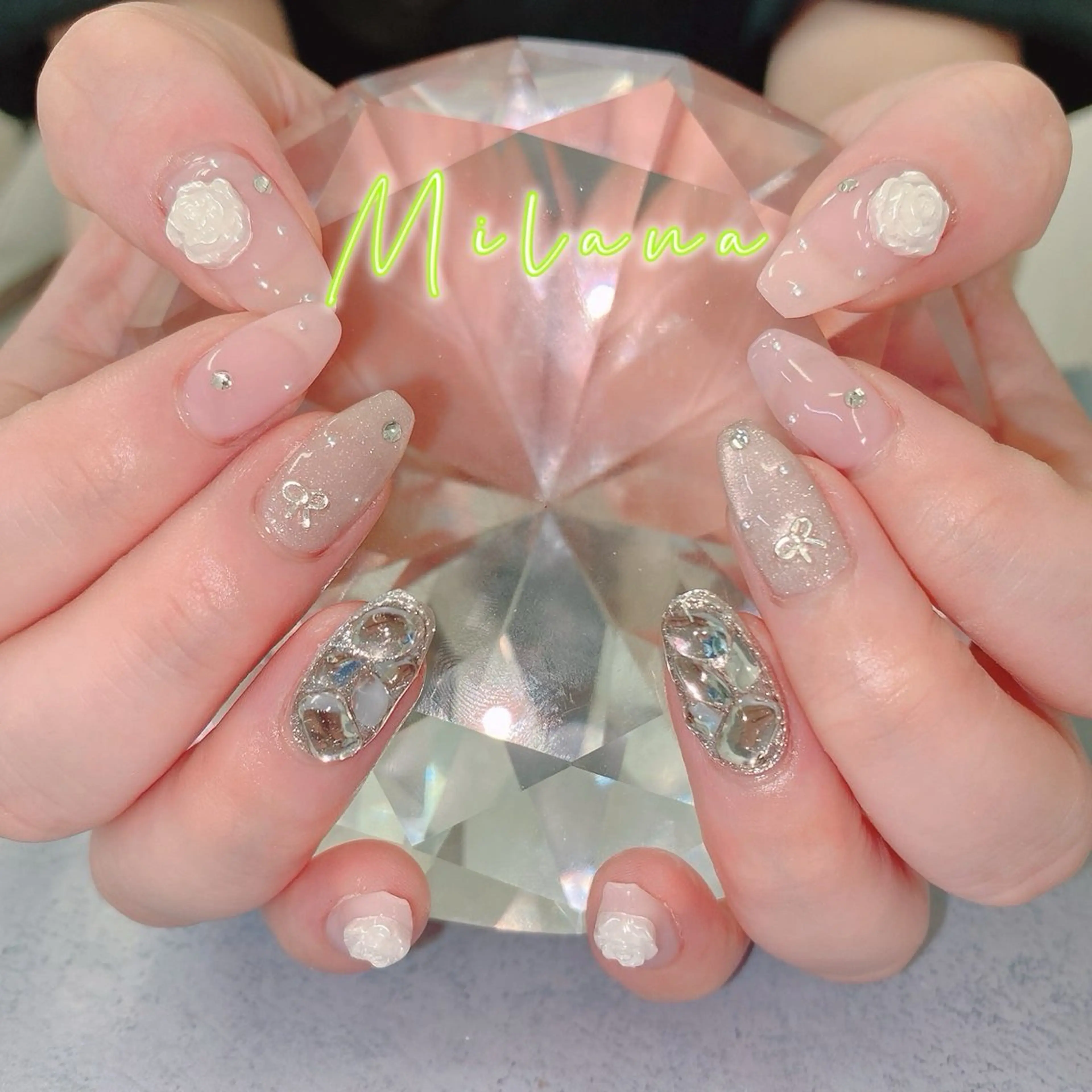 オフなしチップ長さだし定額デザインコース💅の写真